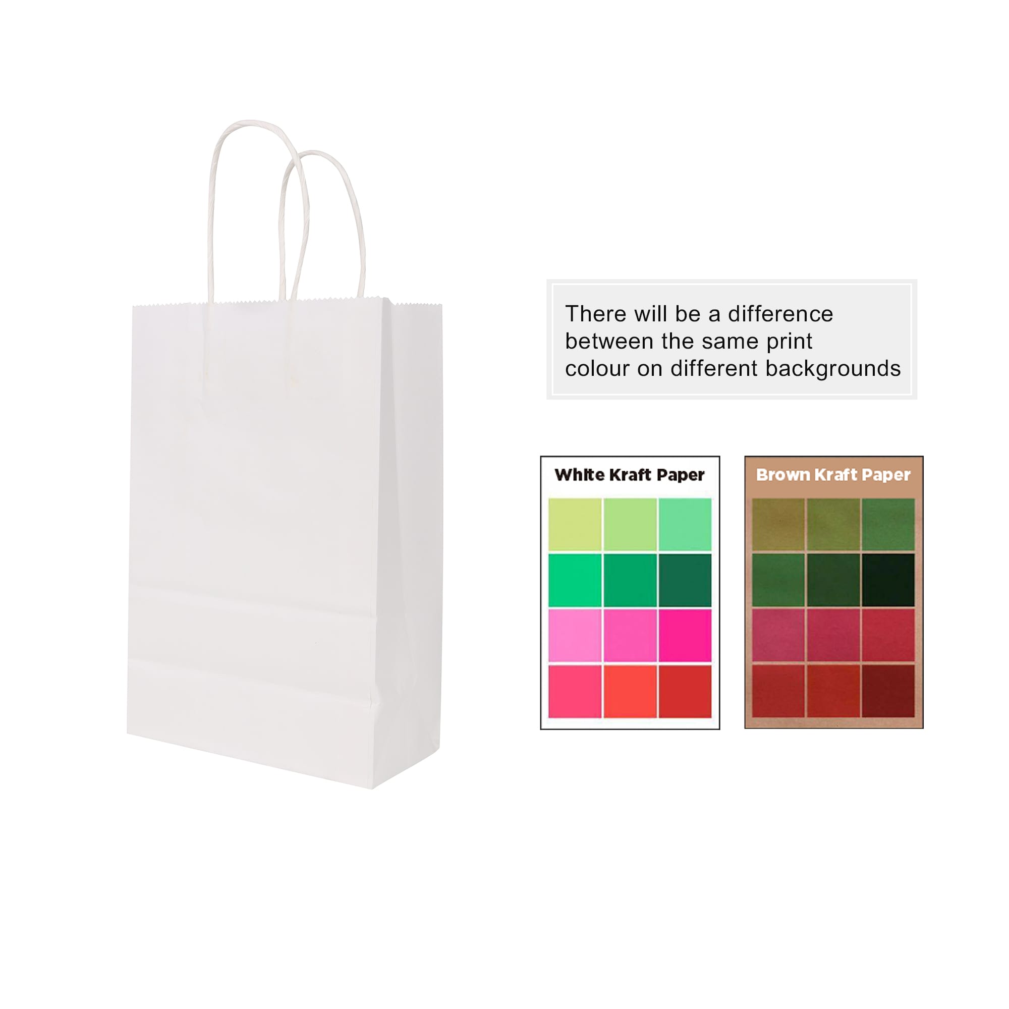 Twisted Handle Kraft Paper Bag (220x160x80mm)