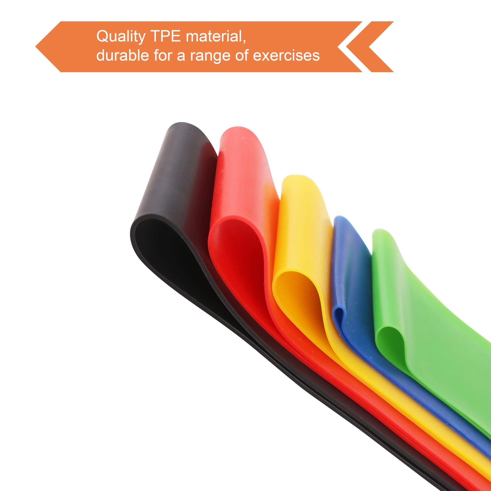Latex Free TPE Fitness Resistance Band