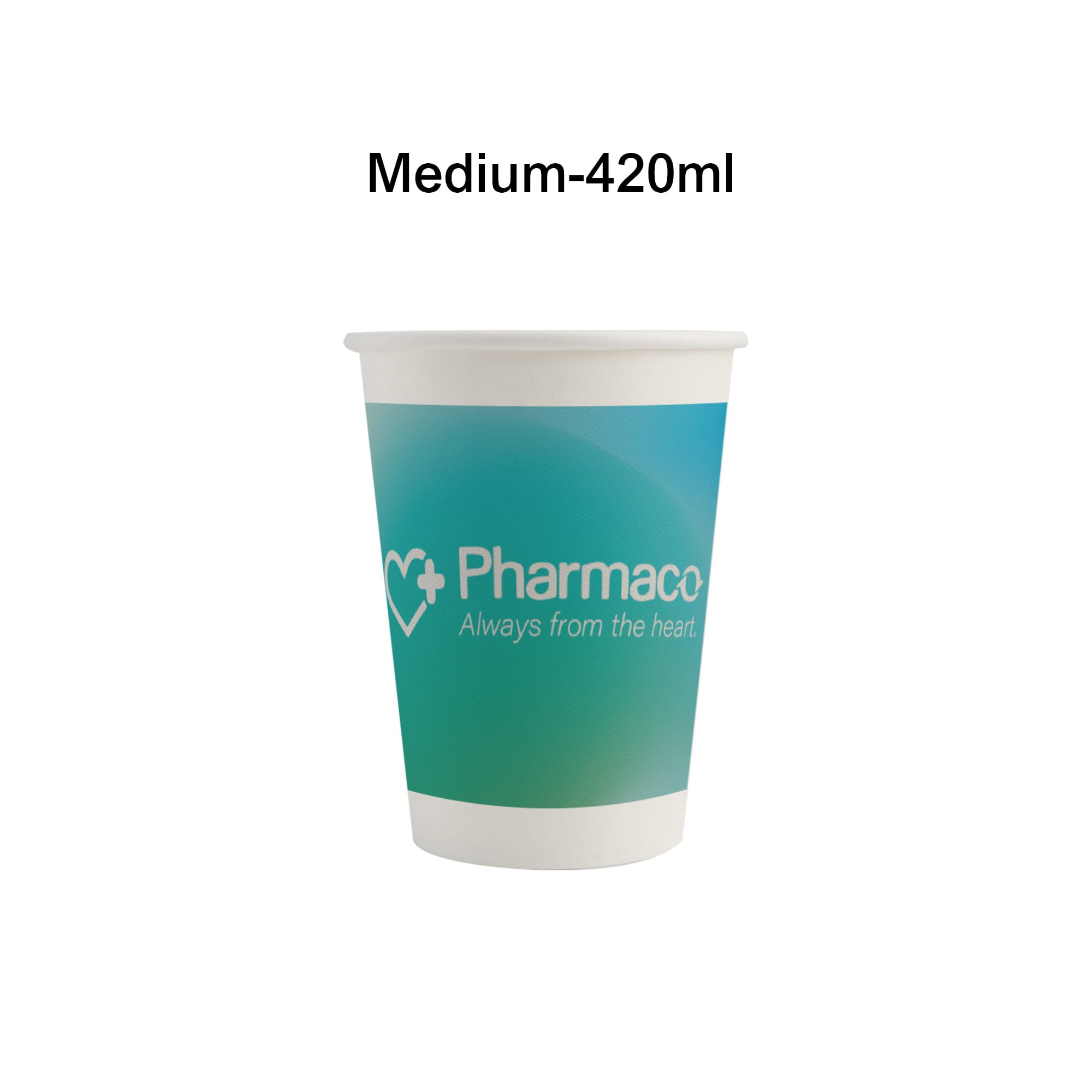 PLA Single Wall Compostable Paper Cups