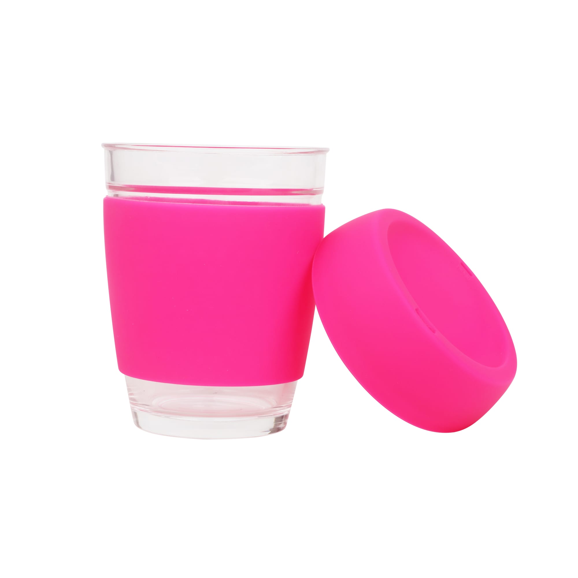 12 OZ Reusable Glass Coffee Cup