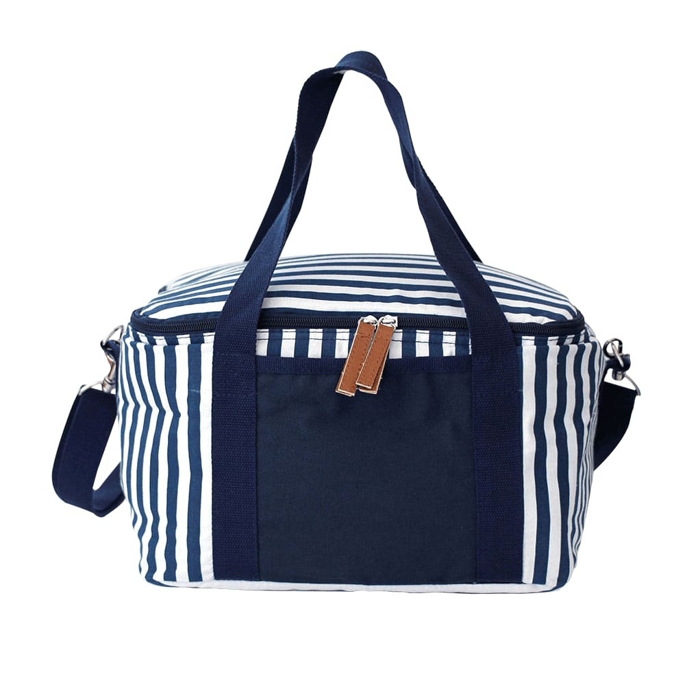 Striped Cotton Canvas Cooler 16L