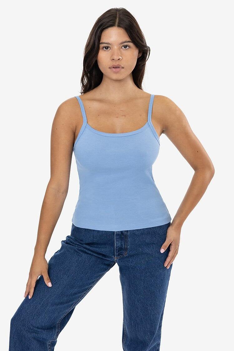 Baby Rib Spaghetti Tank Top