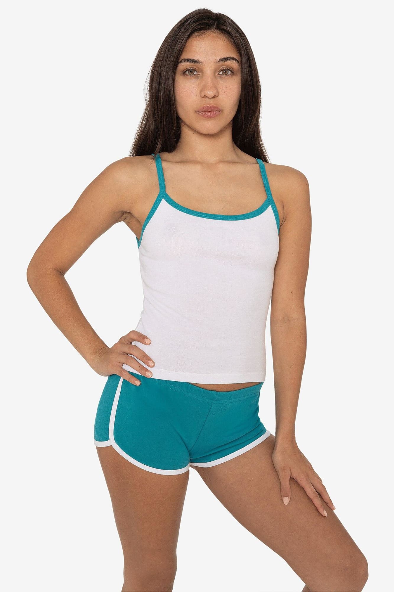 Baby Rib Spaghetti Tank Top