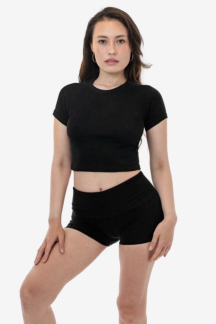 Short Sleeve Baby Rib Raglan Tee