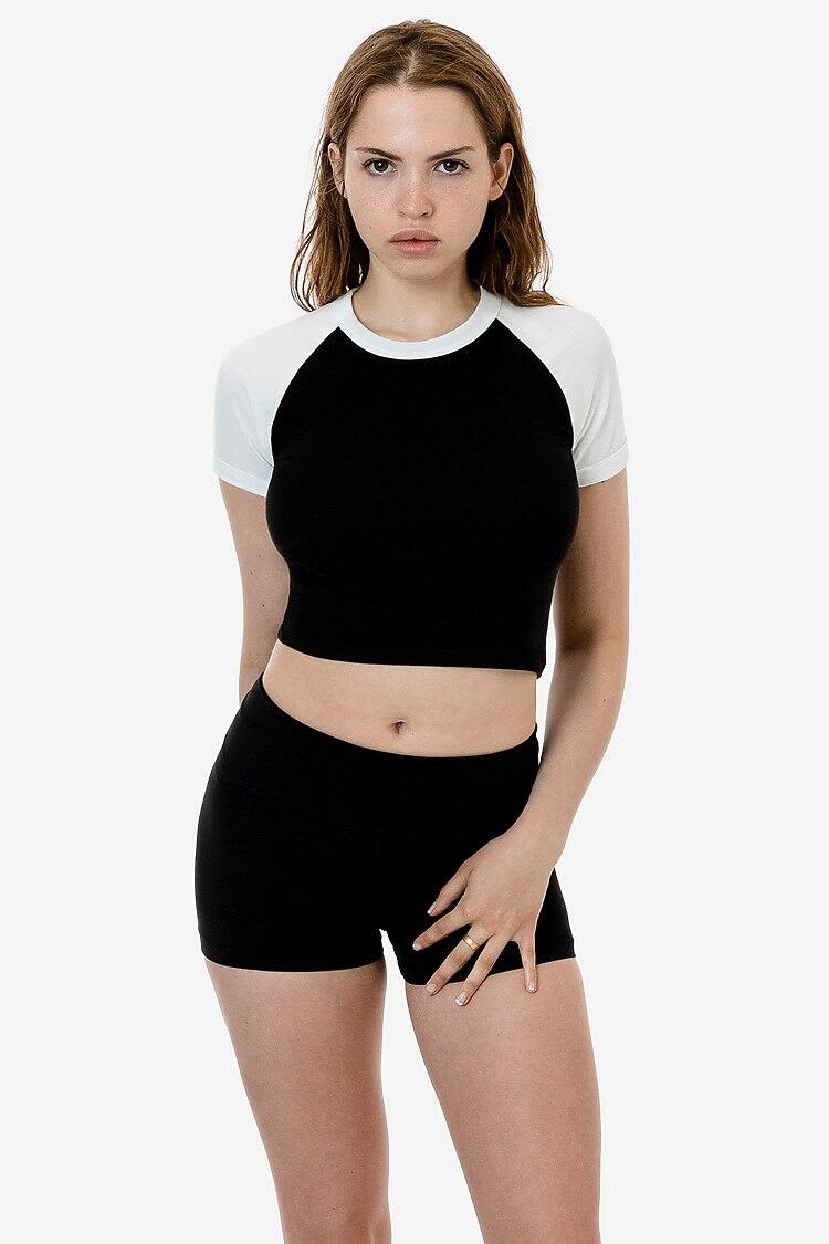 Short Sleeve Baby Rib Raglan Tee