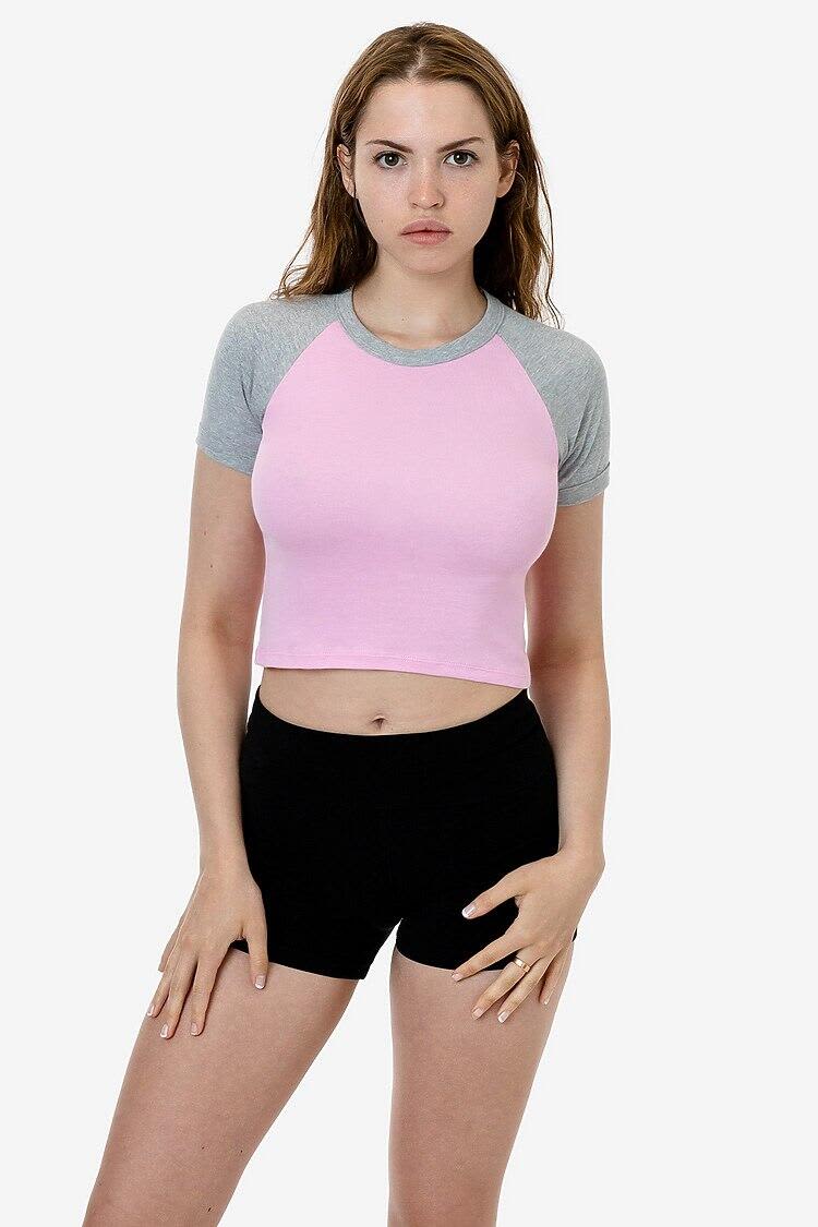 Short Sleeve Baby Rib Raglan Tee
