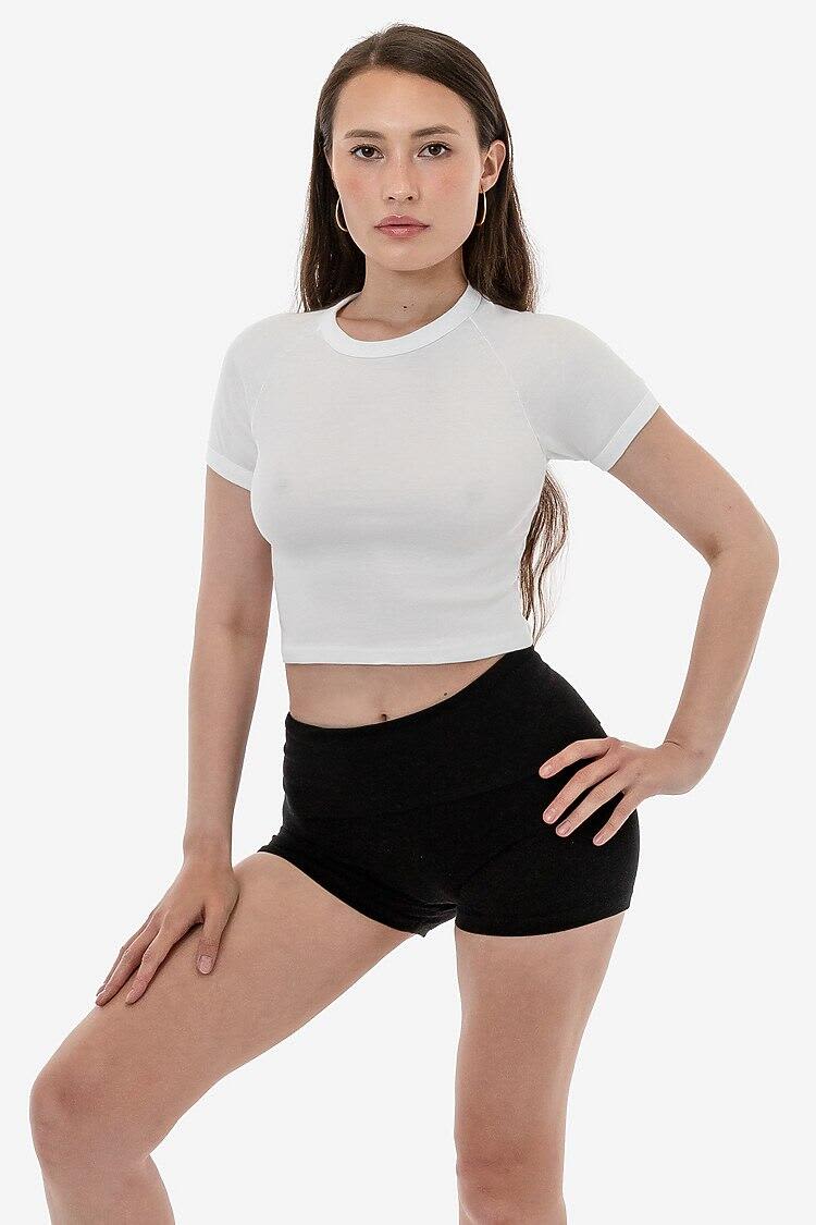Short Sleeve Baby Rib Raglan Tee