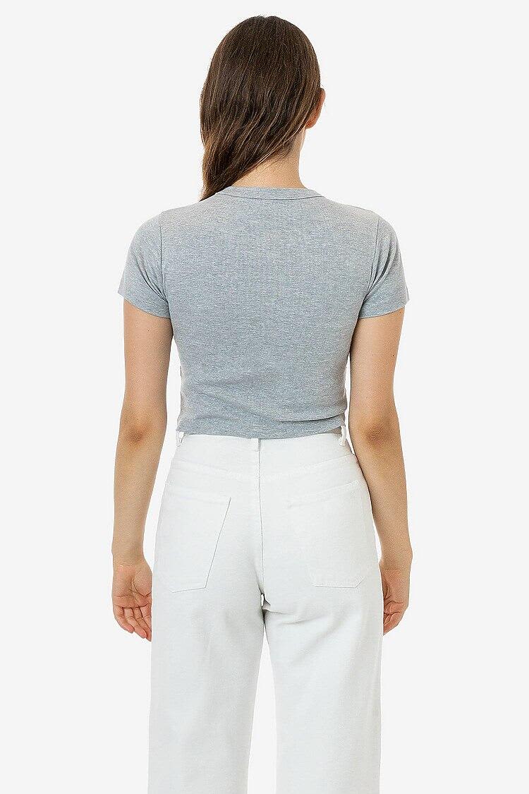 Mid-Length Baby Rib Crewneck Tee