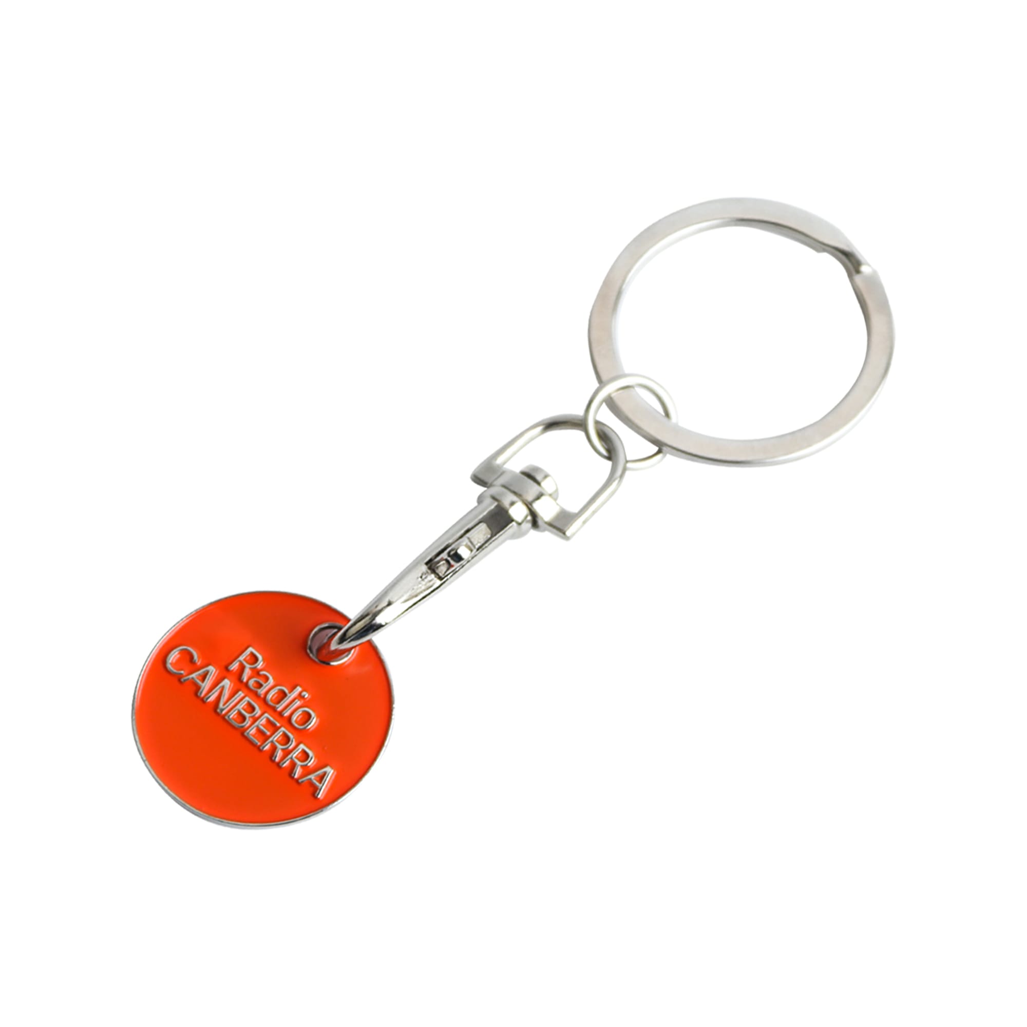 Enamel Trolley Coin Keyring