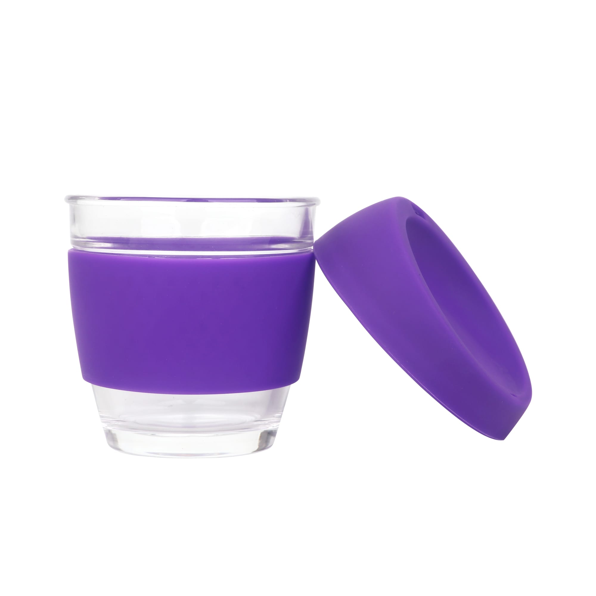 8 OZ Reusable Glass Coffee Cup
