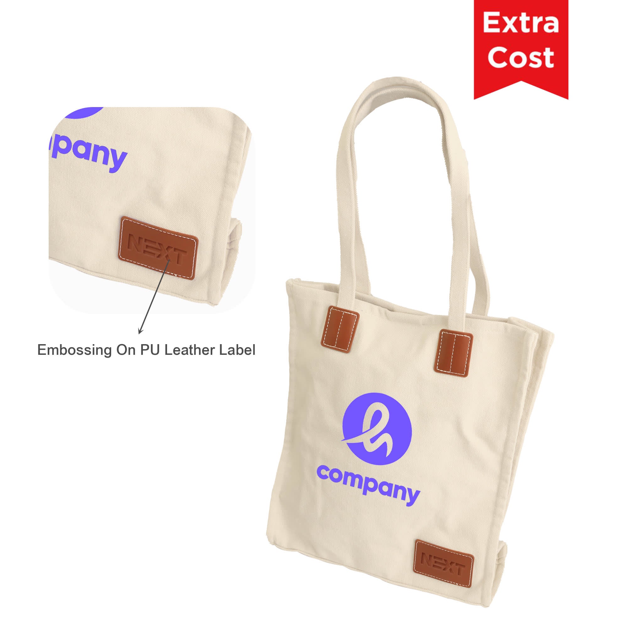 450gsm Canvas Bag With Magnetic Snap