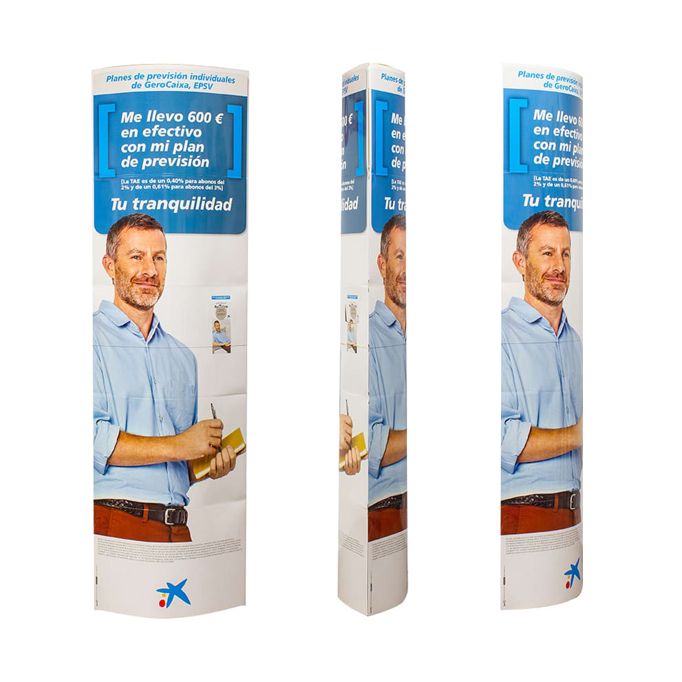 Quick Assembly Totem Cardboard Display