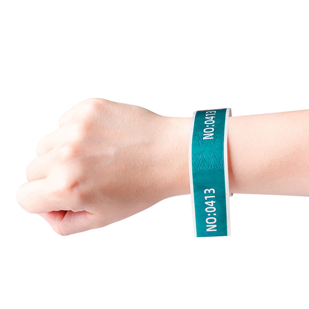 Tabbed Disposable Tyvek Wristband