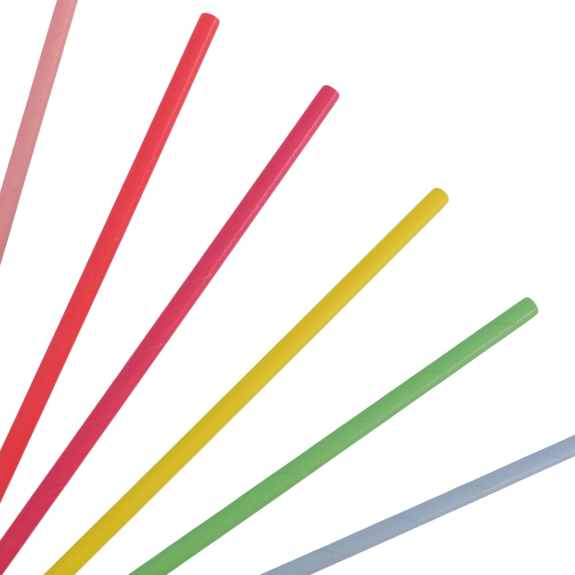 Disposable 3-ply Straight Drinking Paper Straw
