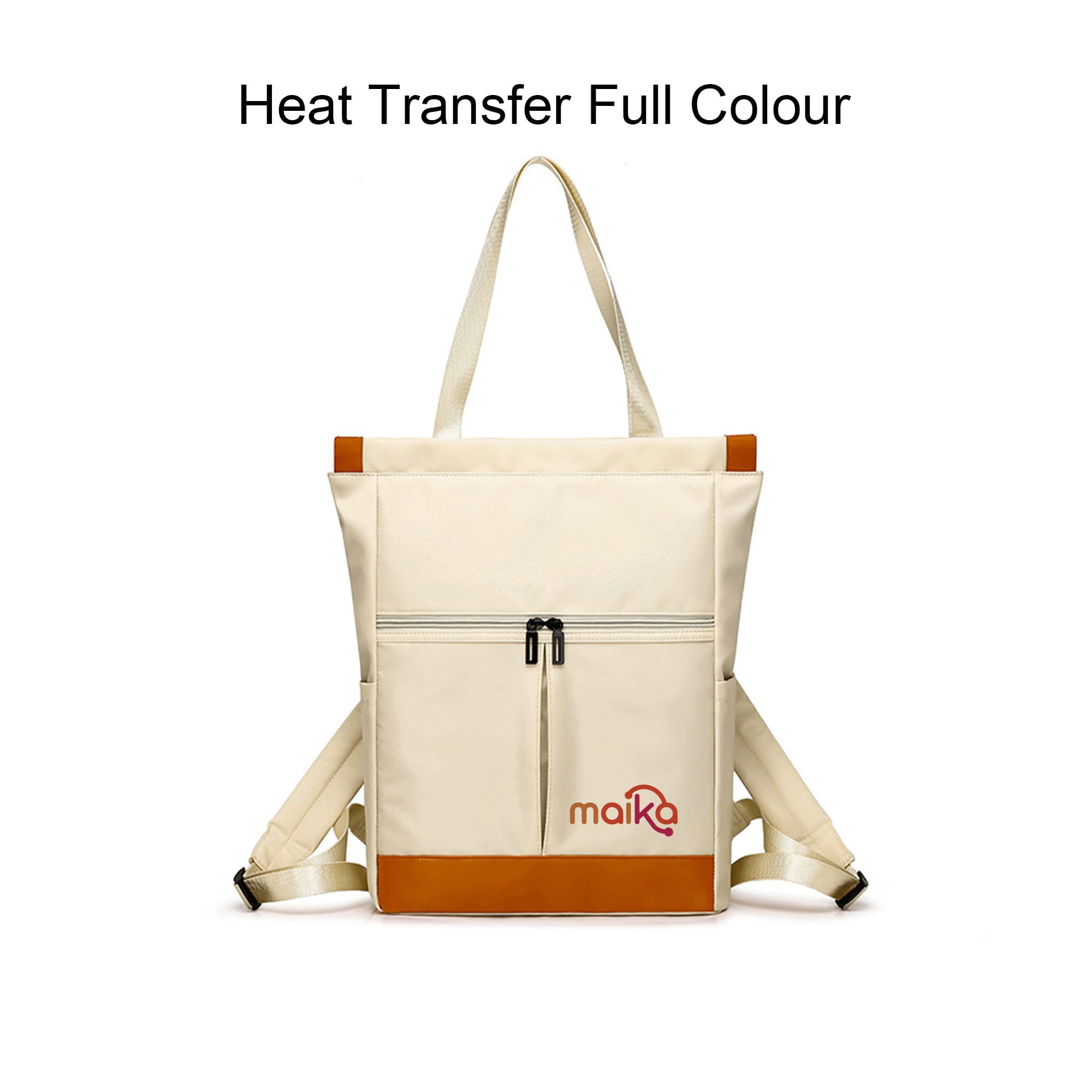 Convertible Nylon Backpack to Tote Bag