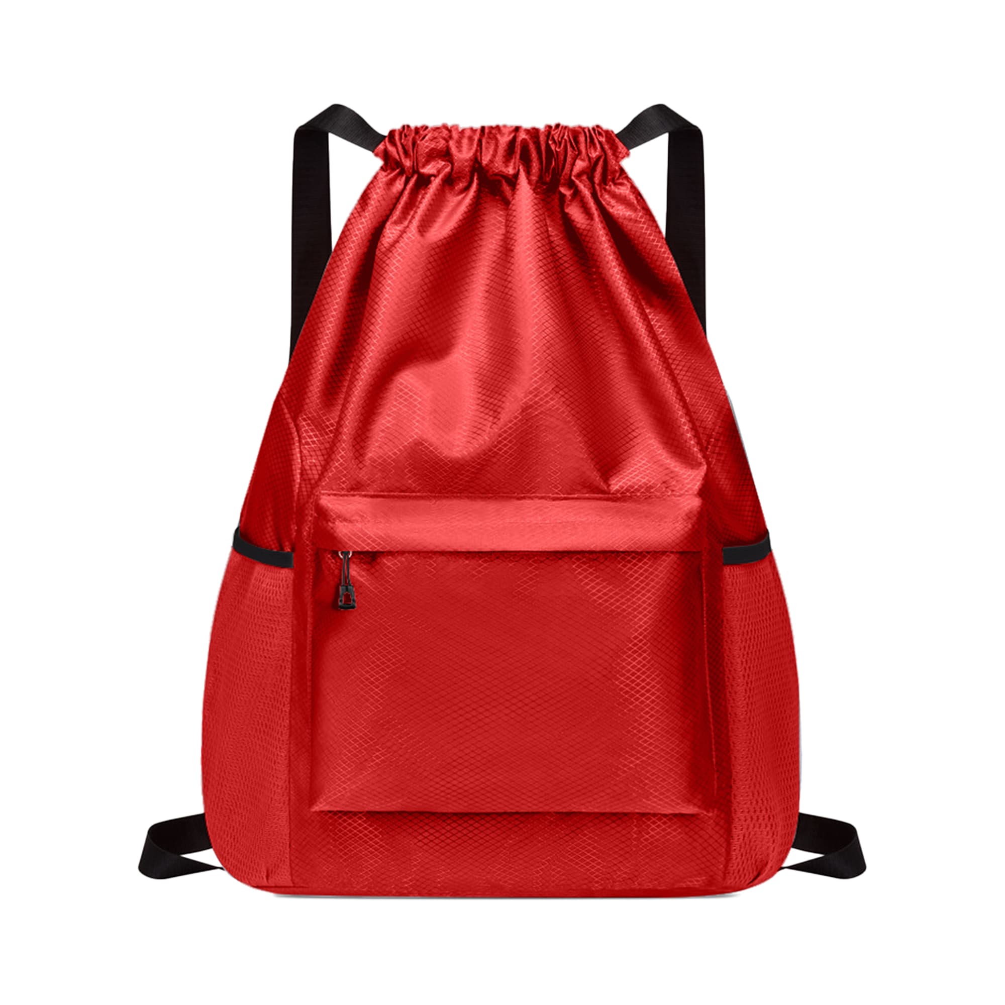 Multi-Pocket Drawstring Backpack