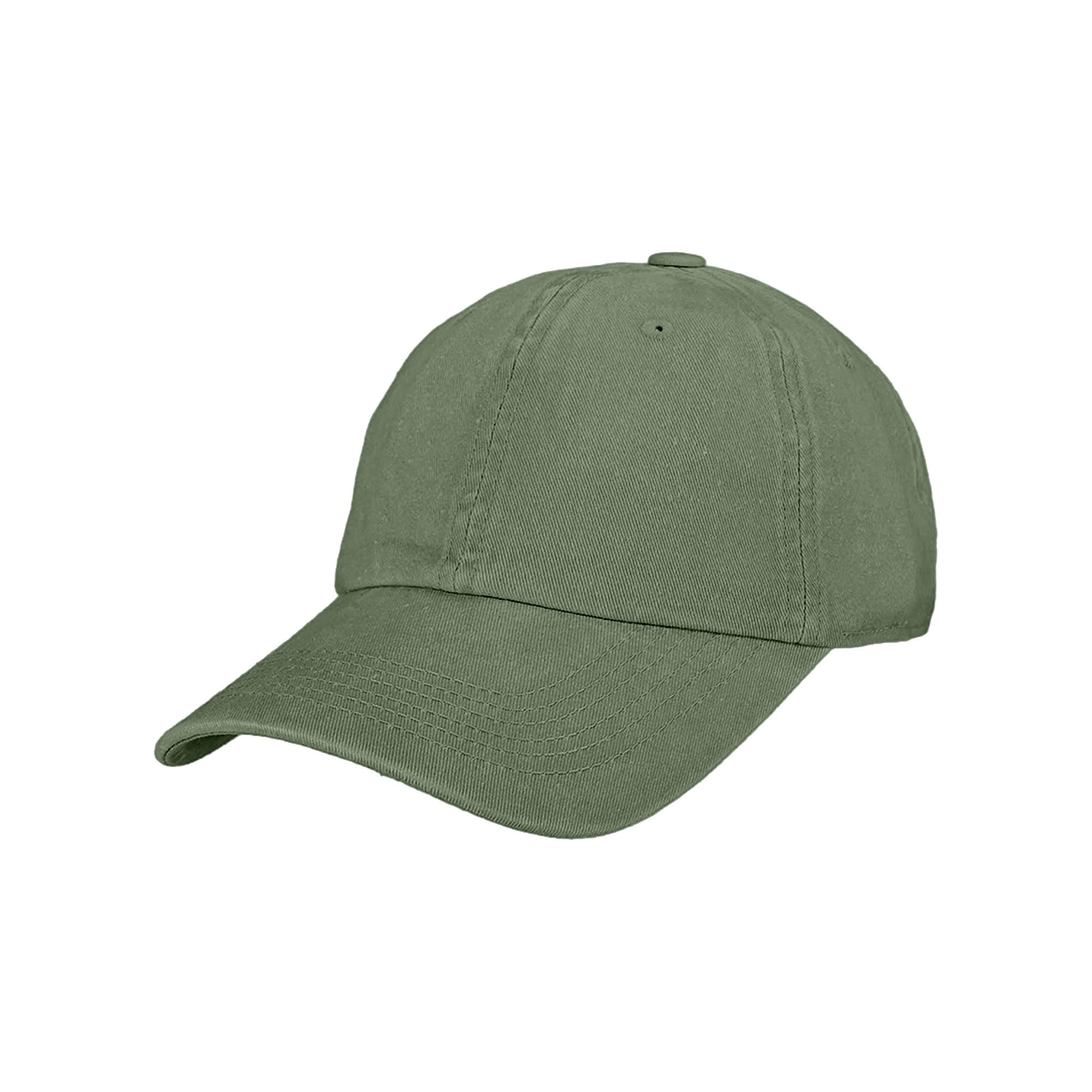 6 Panel Premium Washed Cotton Baseball Cap