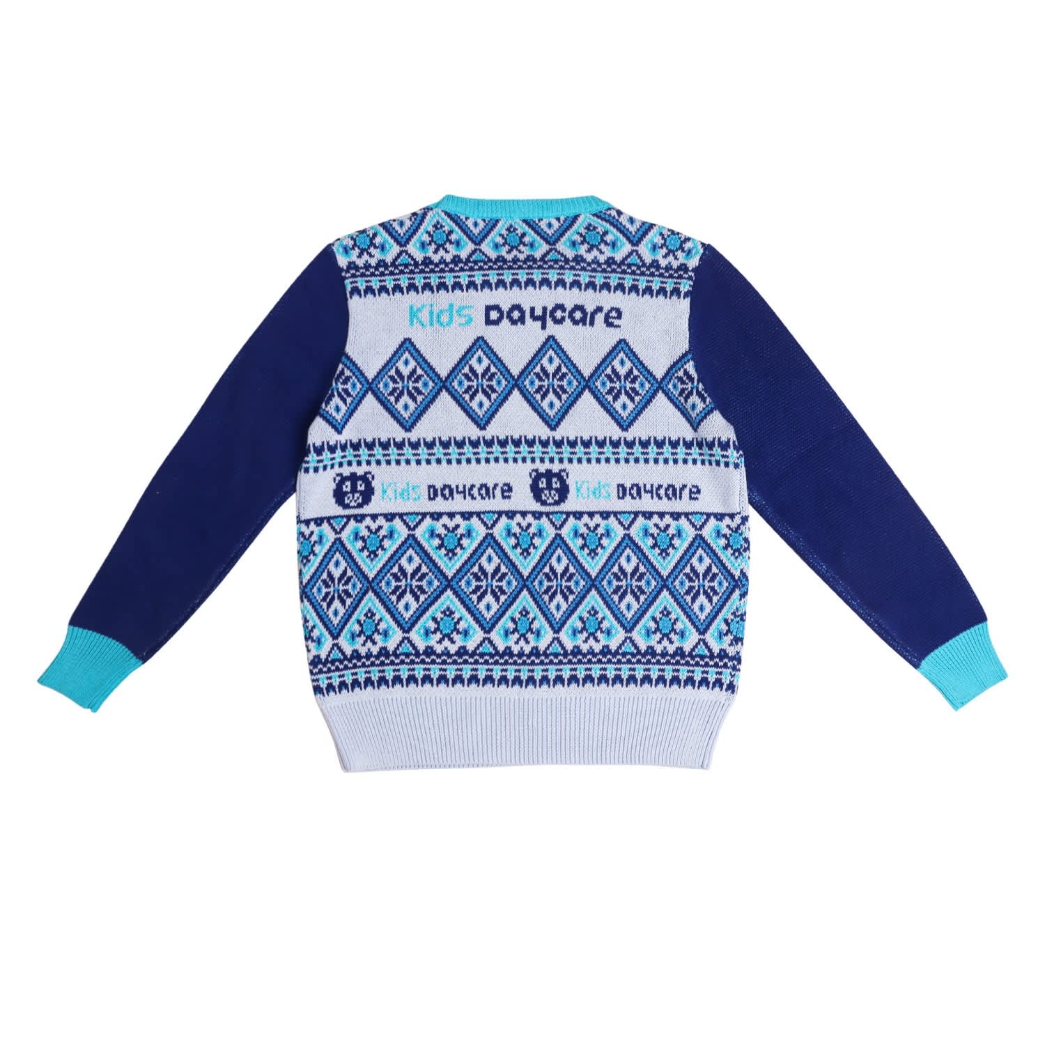 Unisex Winter Acrylic Cotton Jacquard Sweater