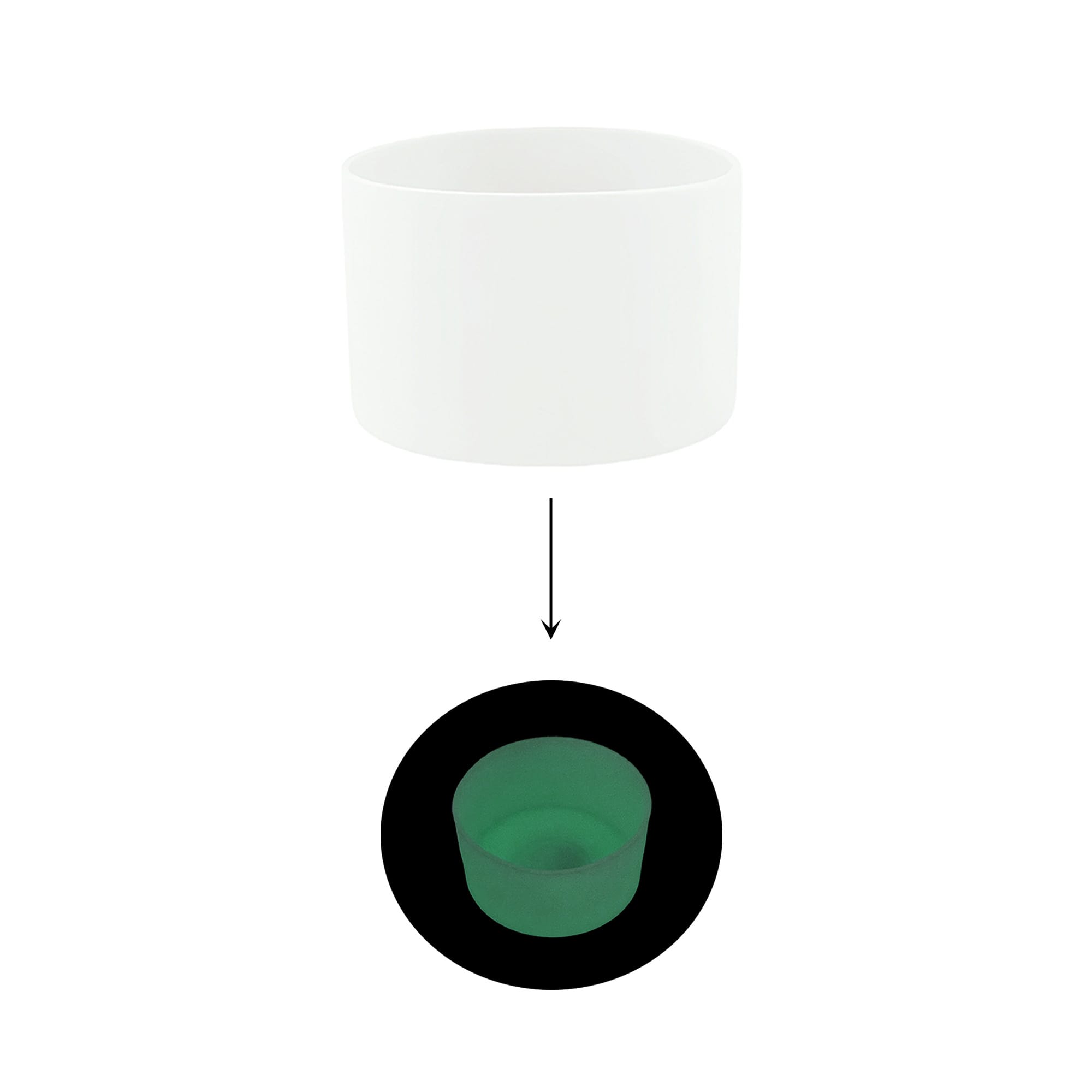 Glow in the Dark Silicone Boot for Tumbler