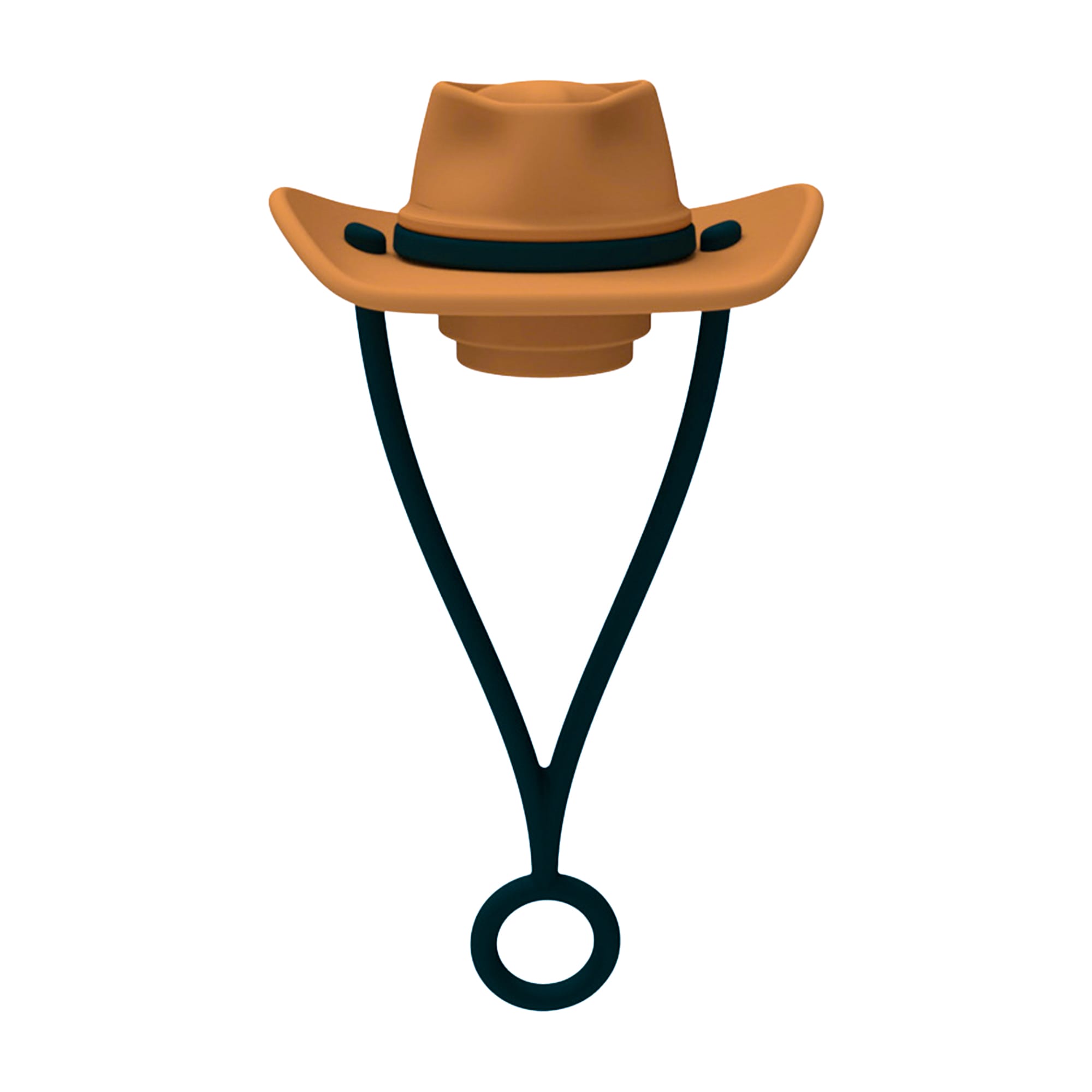 Brim Hat Silicone Straw Cover