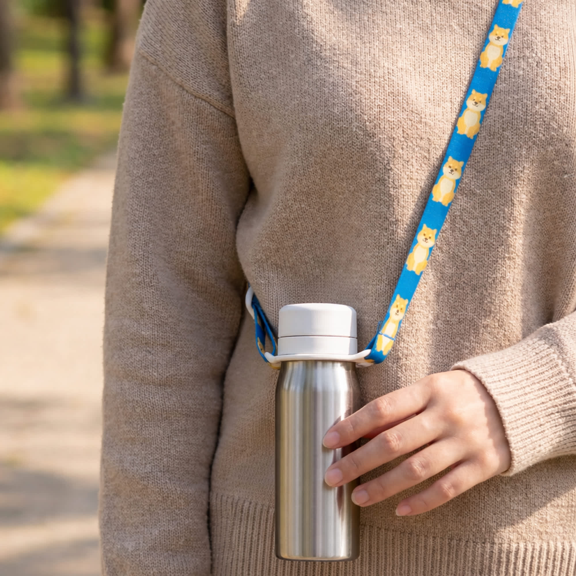 RPET Outdoor Water Bottle Lanyard