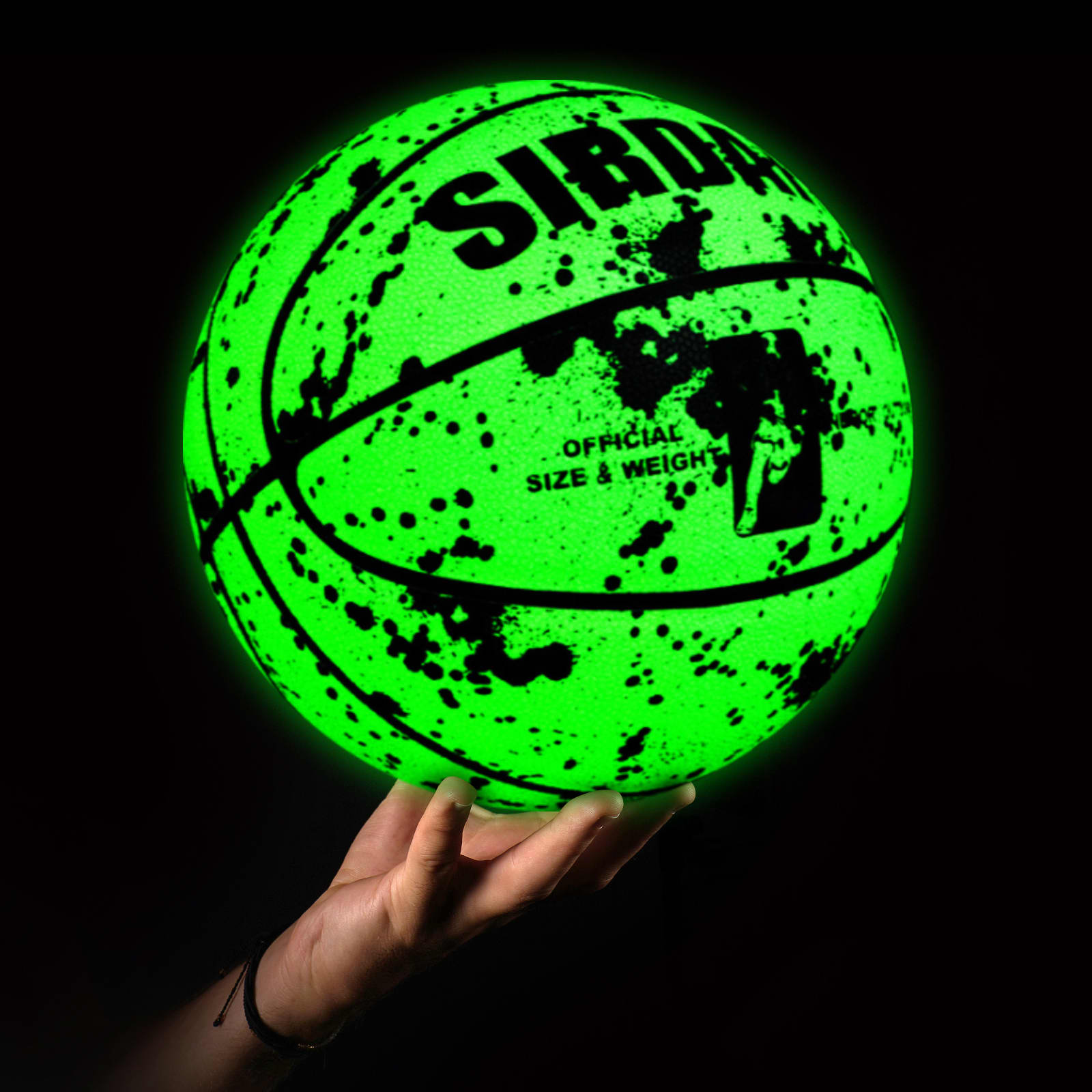 Glowing PU Basketball