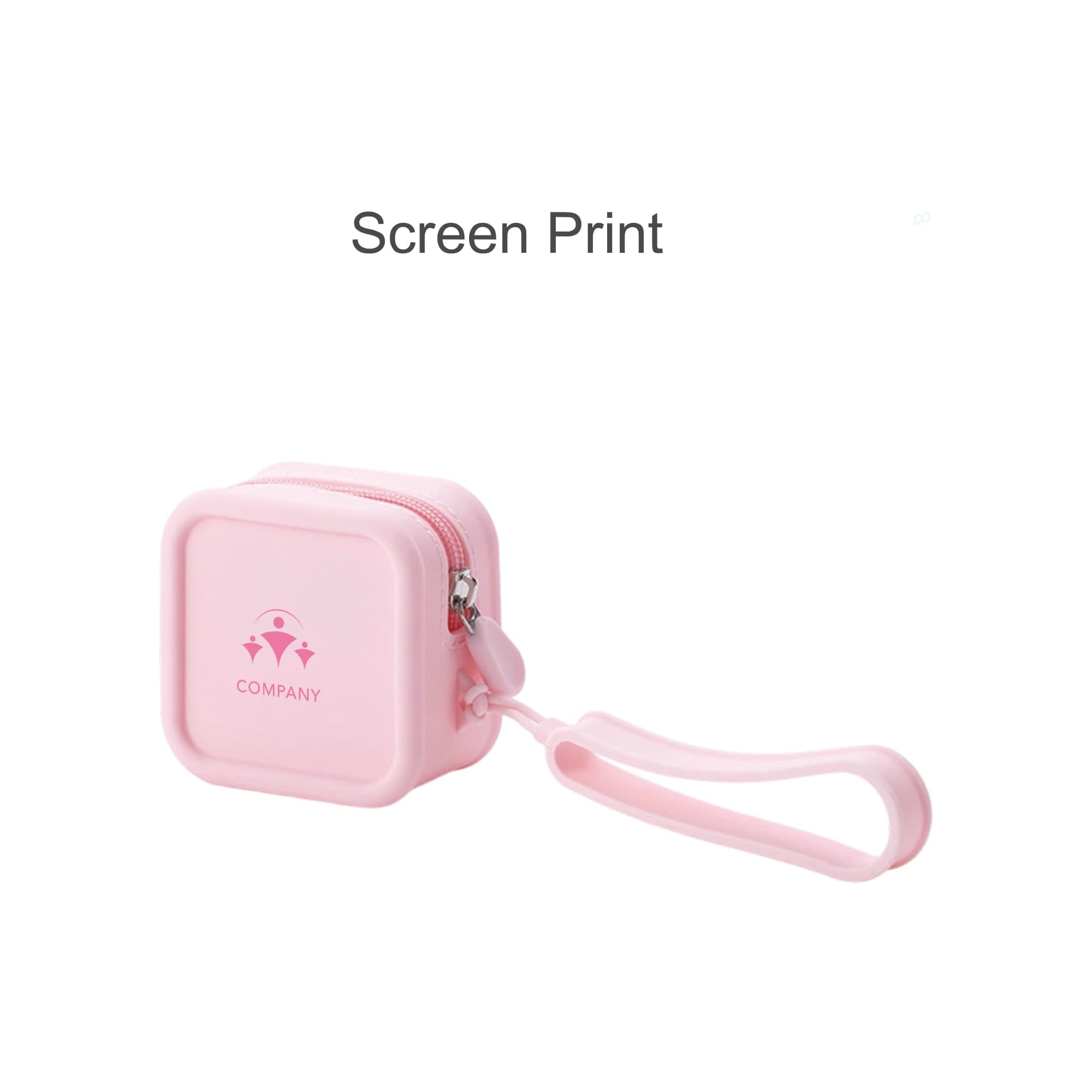 Square Silicone Coin Pouch