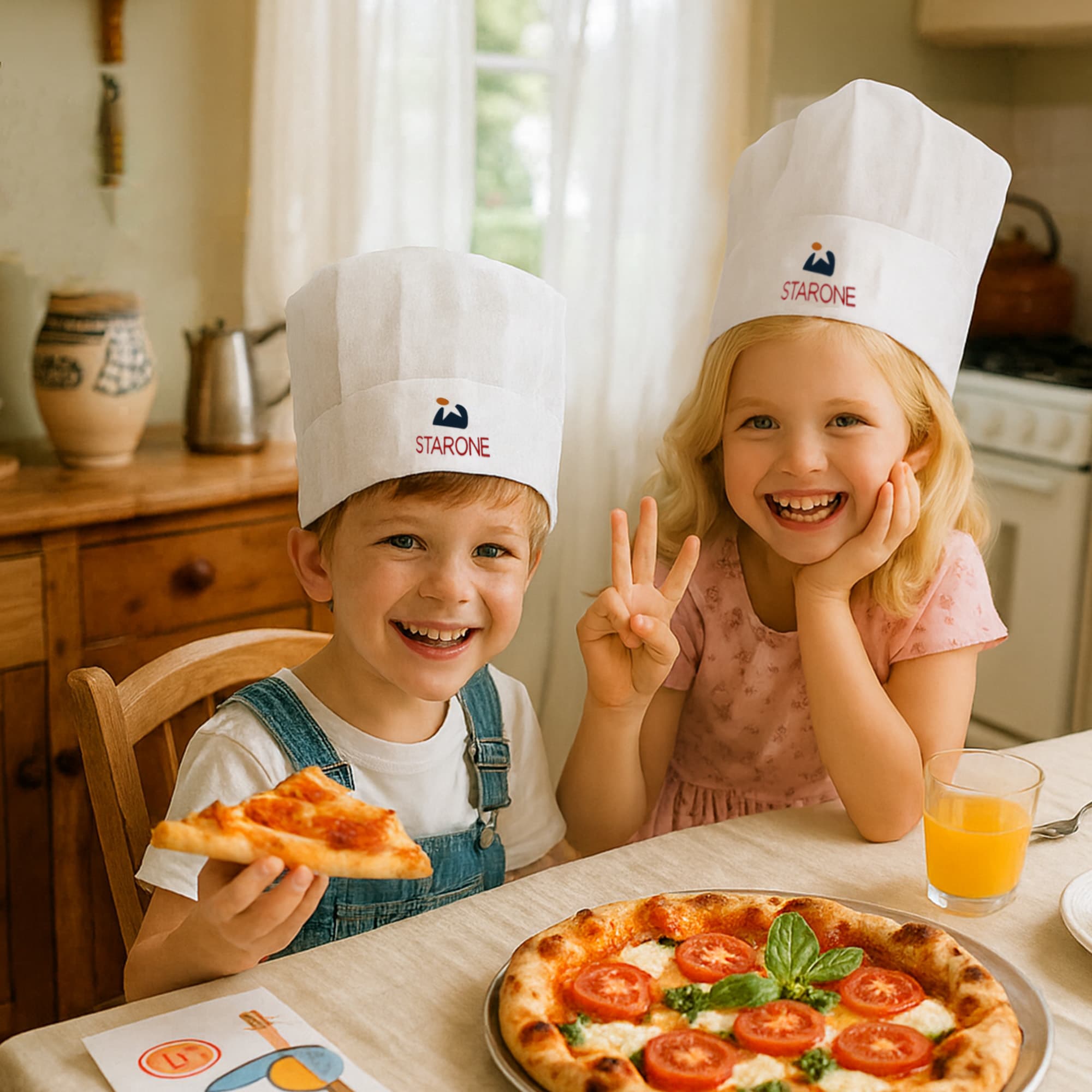 Disposable Non-woven Kids Chef Hat