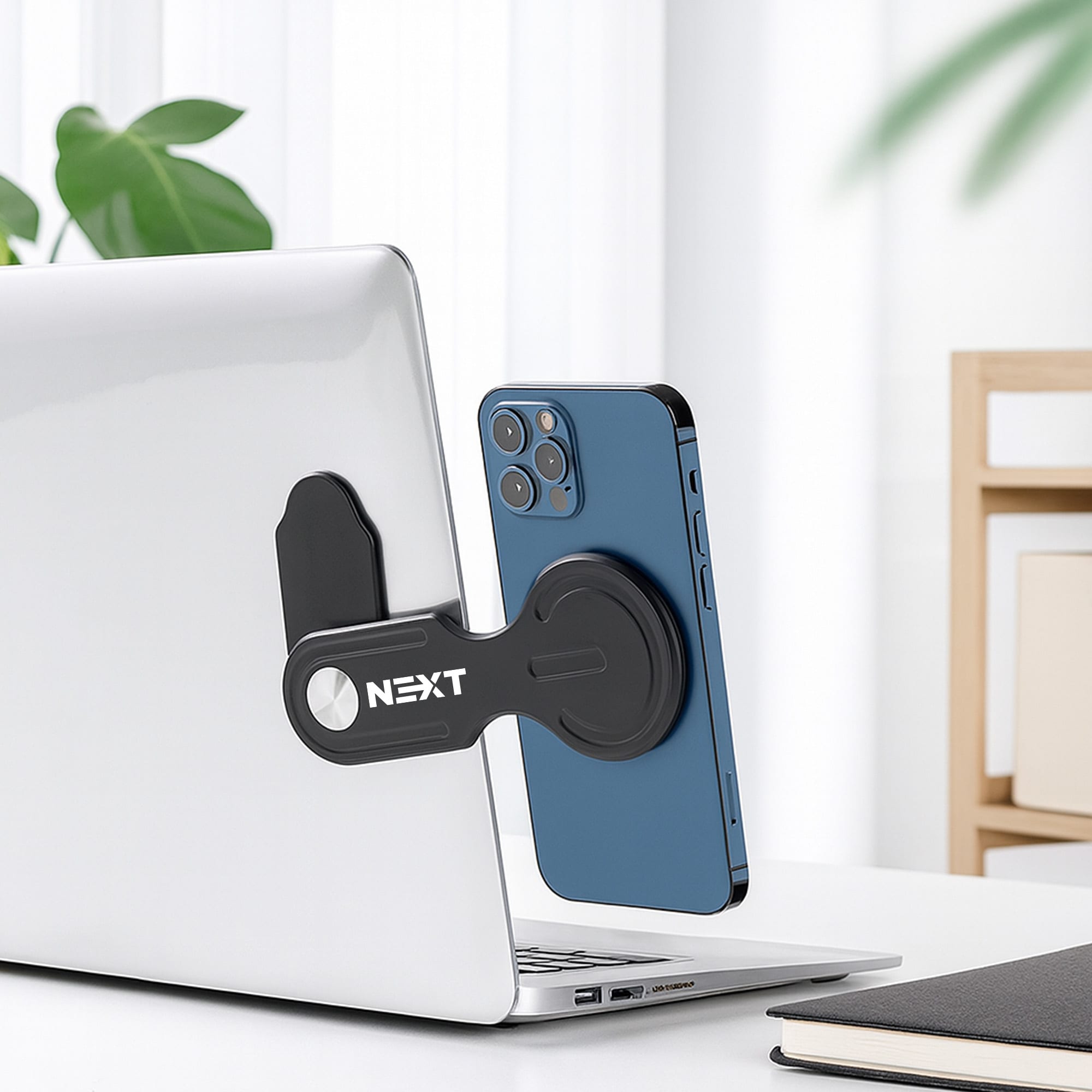 Plastic Magnetic Phone Holder for Laptop