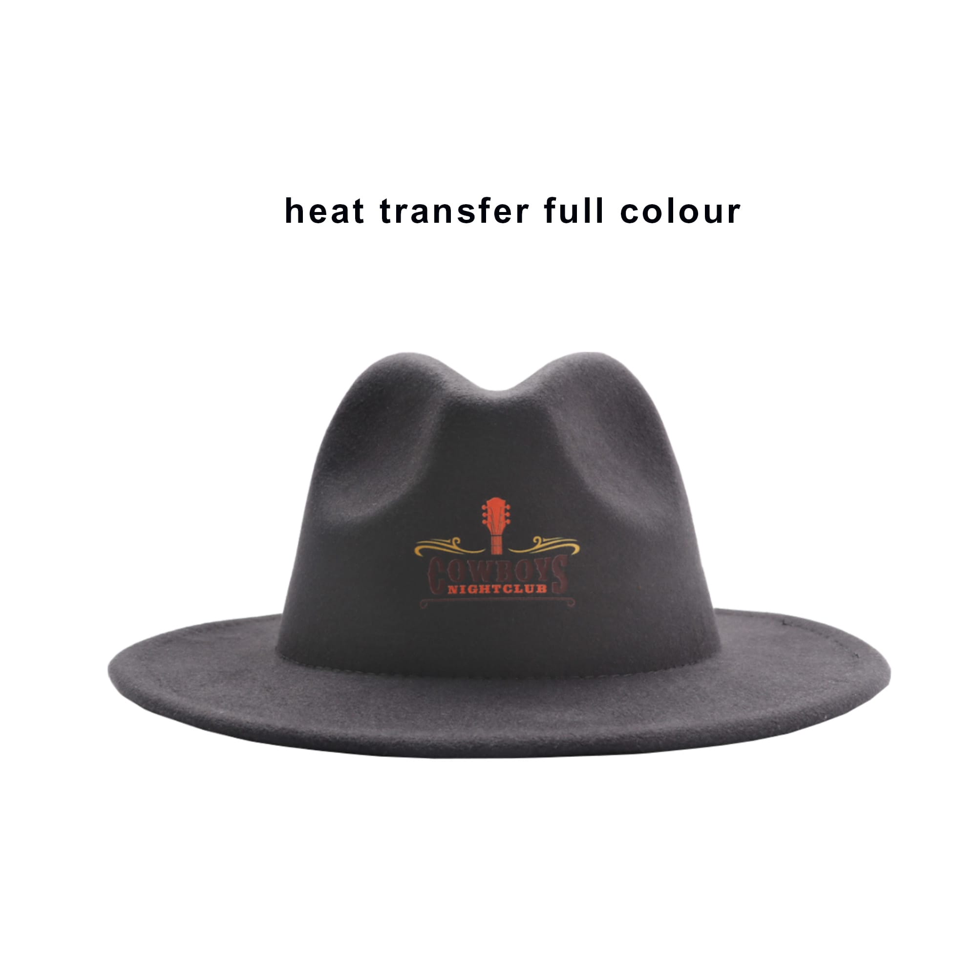 Felt Wide Brim Fedora Hat