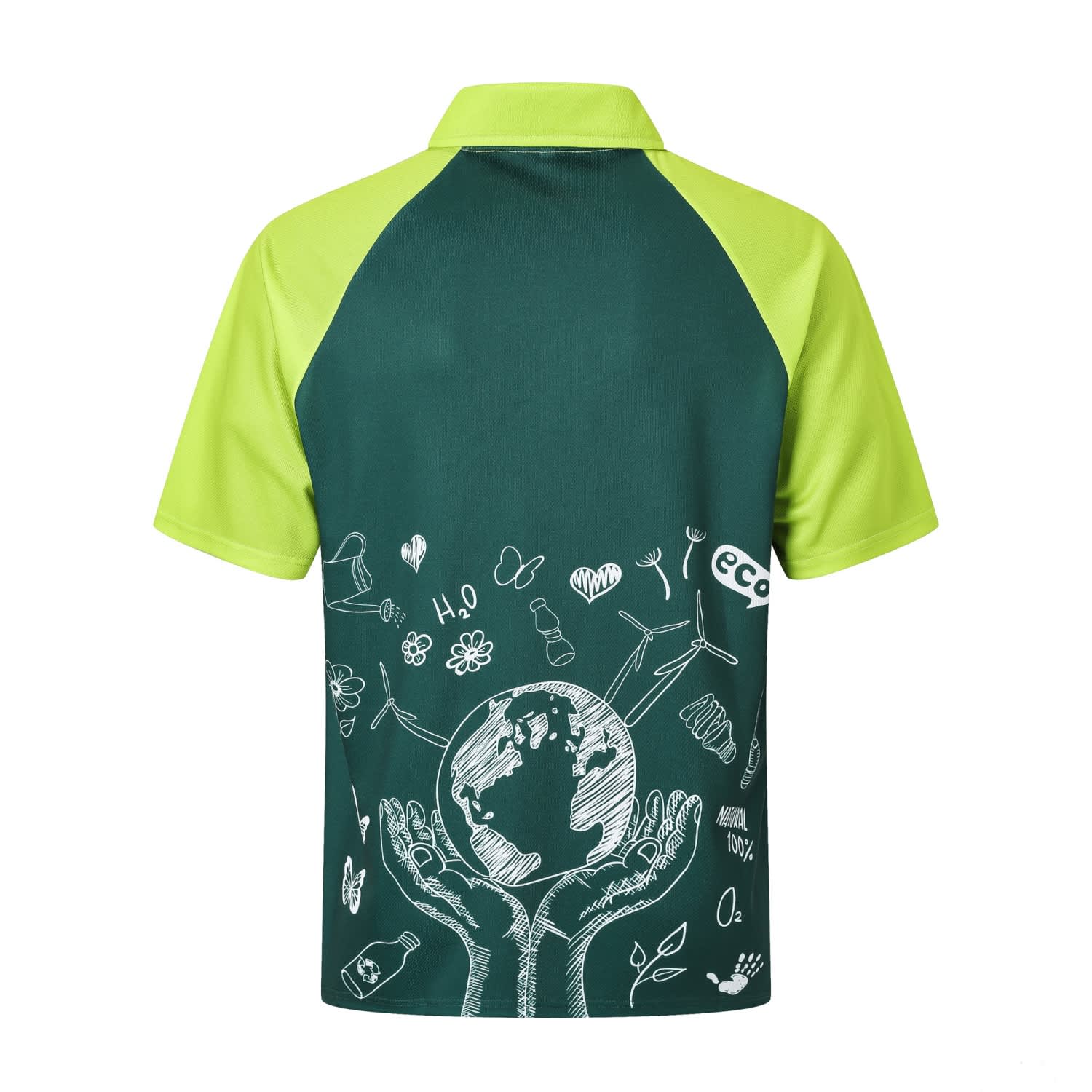 Unisex Adults RPET Sublimated Raglan POLO