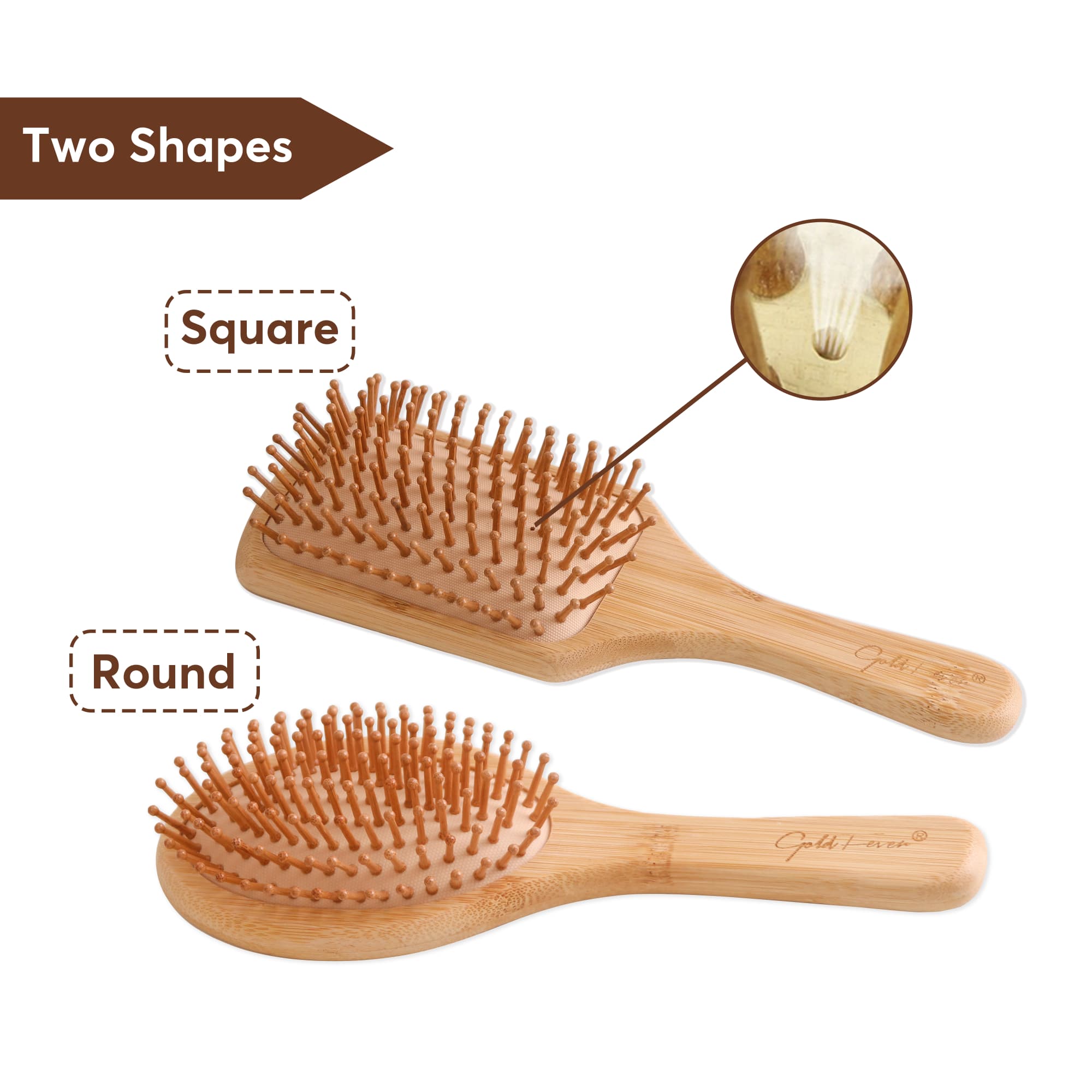 Bamboo Airbag Hair Brush