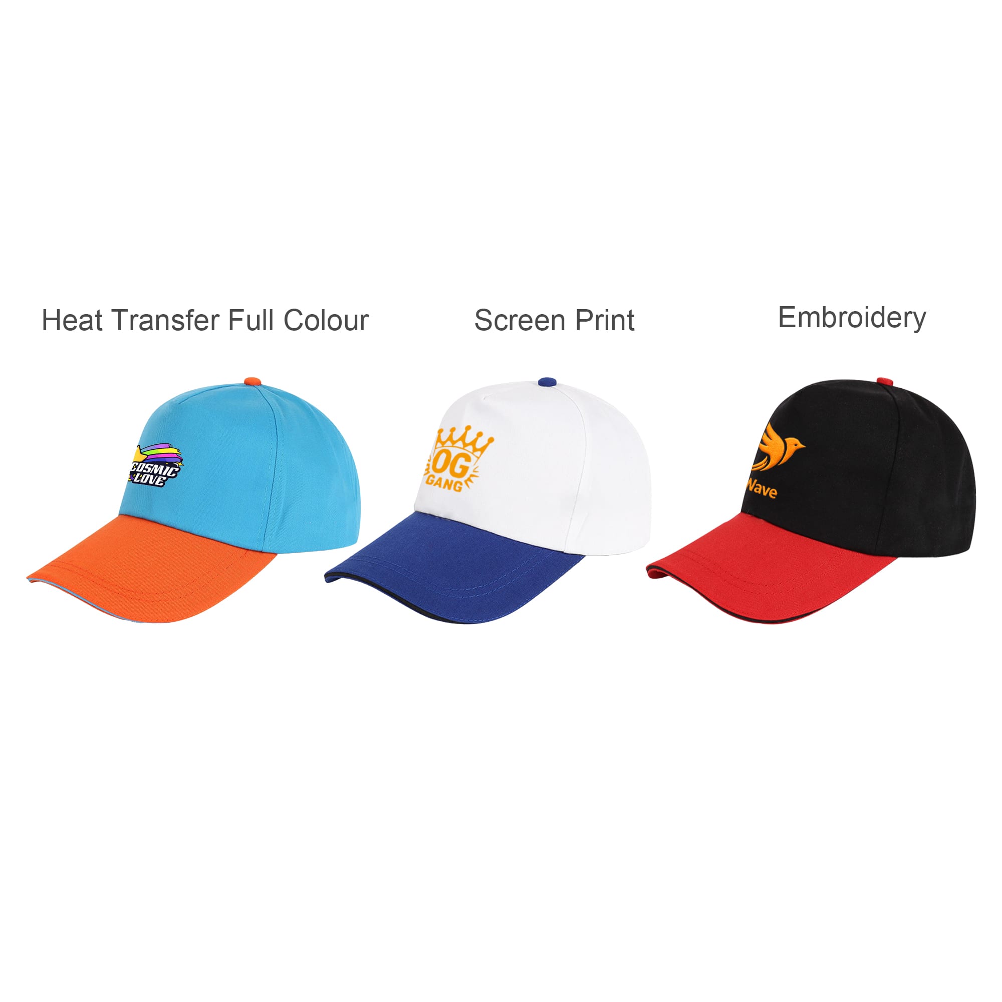 5 Panel Sandwich Bill Hat
