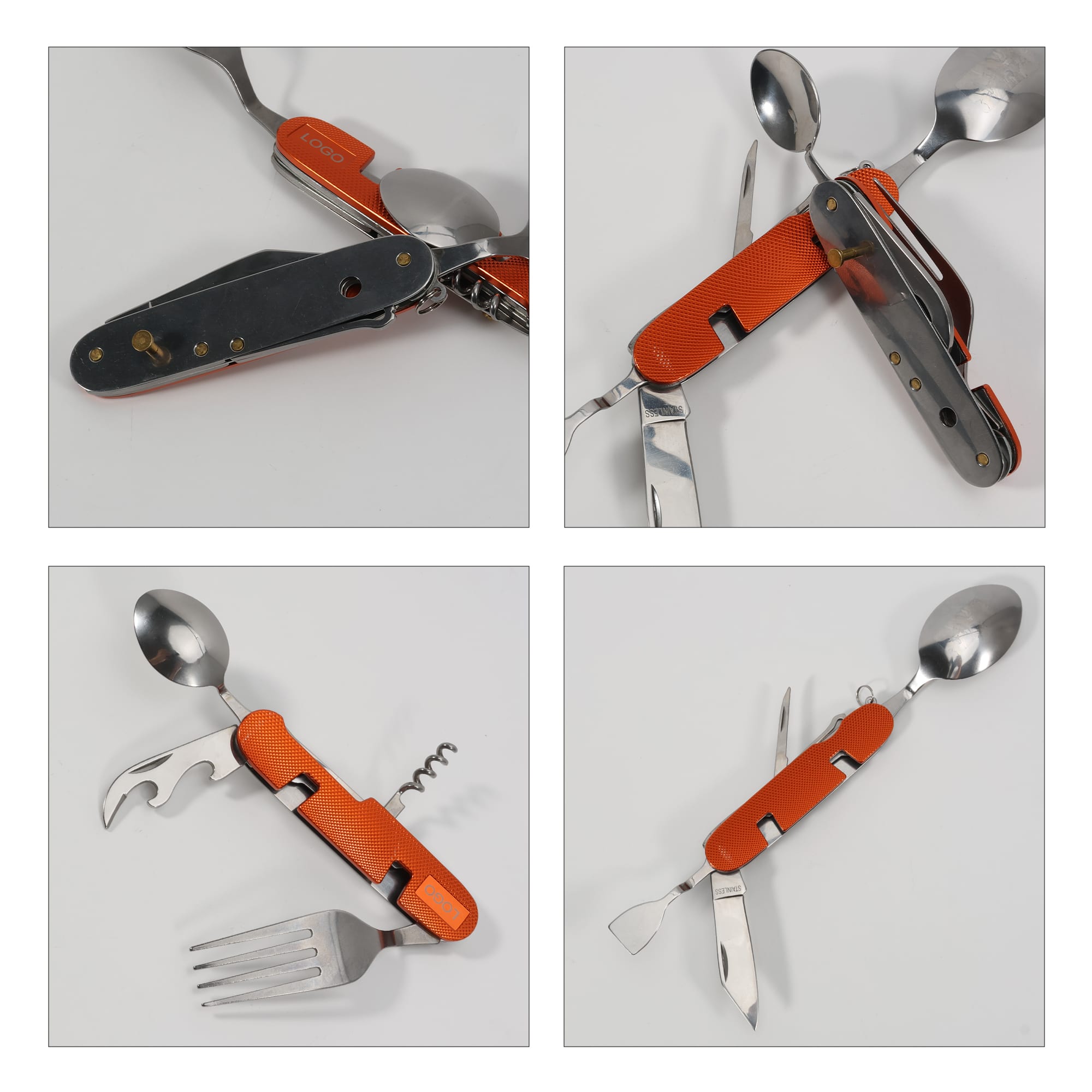 10-in-1 Multi-Function Camping Flatware Utensil