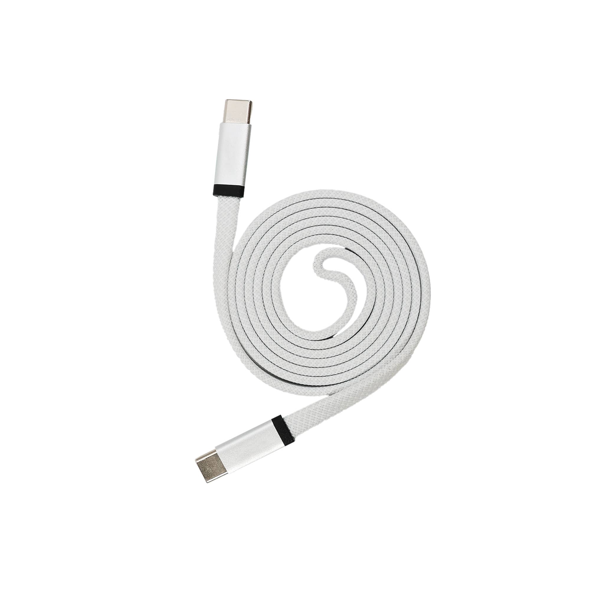 100W Magnetic Flat Braided Charging Cable