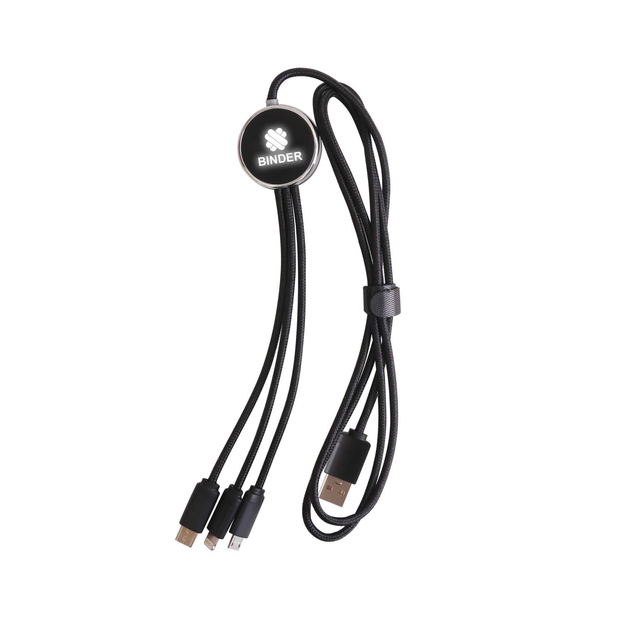 3-In-1 Light Up 1.2m Long Charging Cable