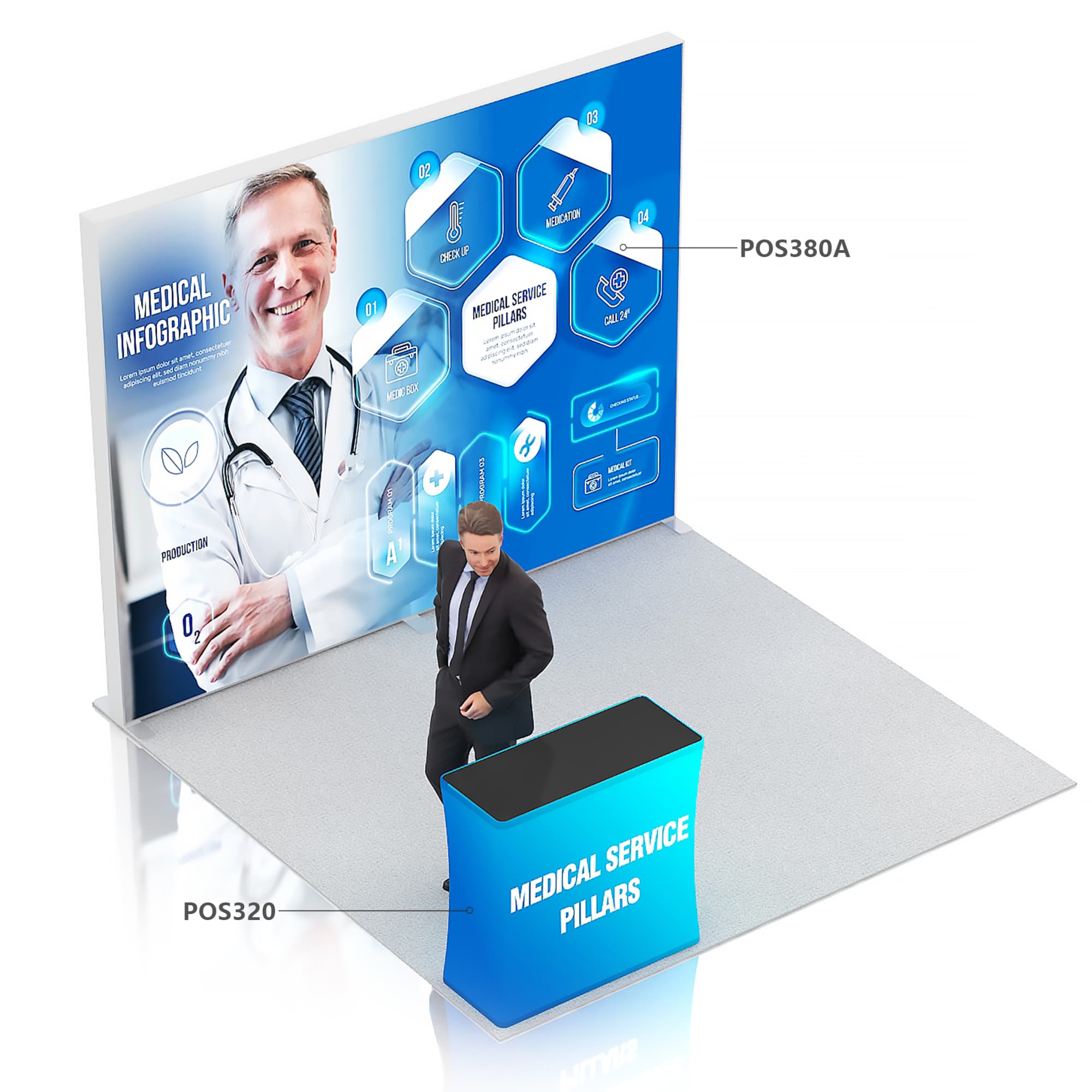 SEG Backlit LED Light Box Display (300 x 240cm)
