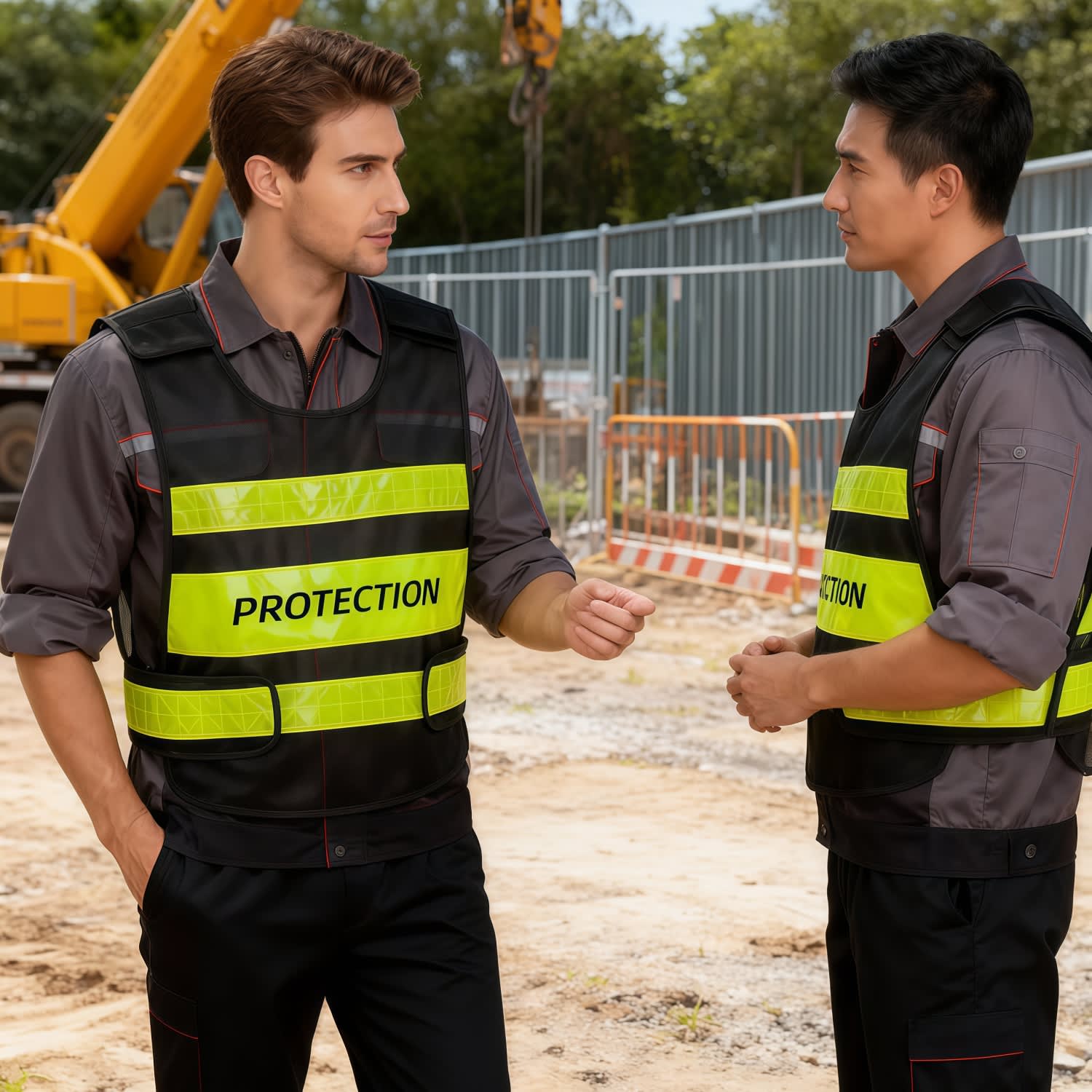 Hong Kong-Style Gourd Shape Hi-Vis Reflective Adjustable Safety Vest