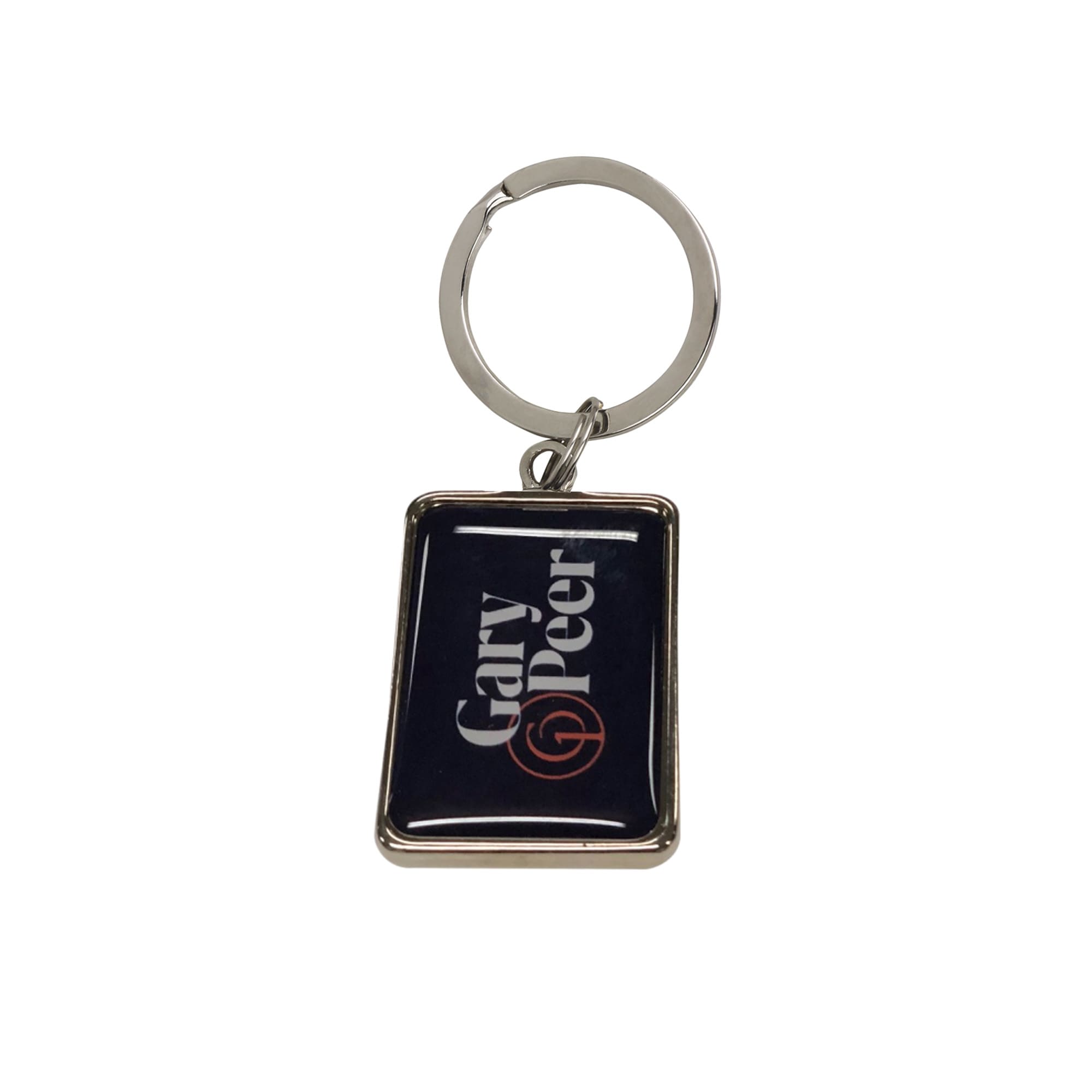 Custom Shaped Metal Epoxy Domed Keyring