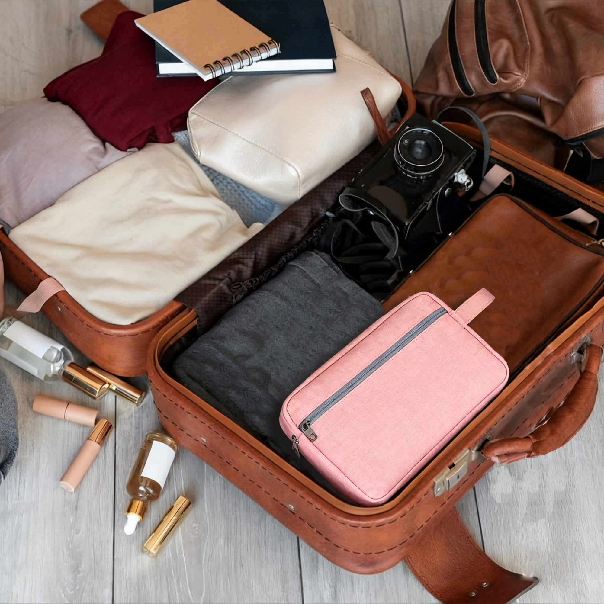 Toiletry Bag With Handle