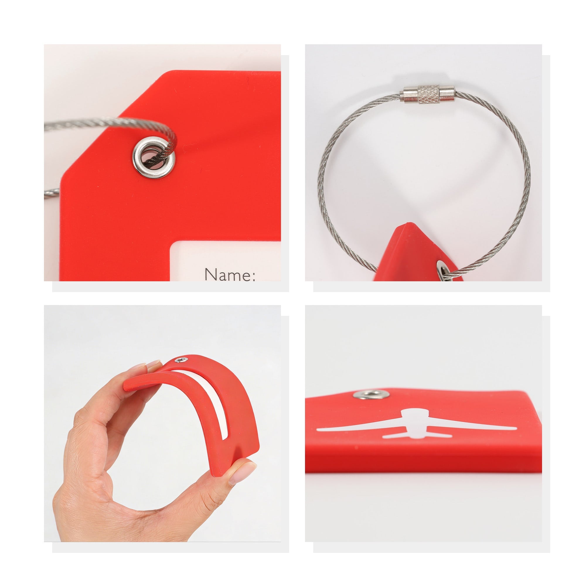 Soft Silicone Luggage Tag