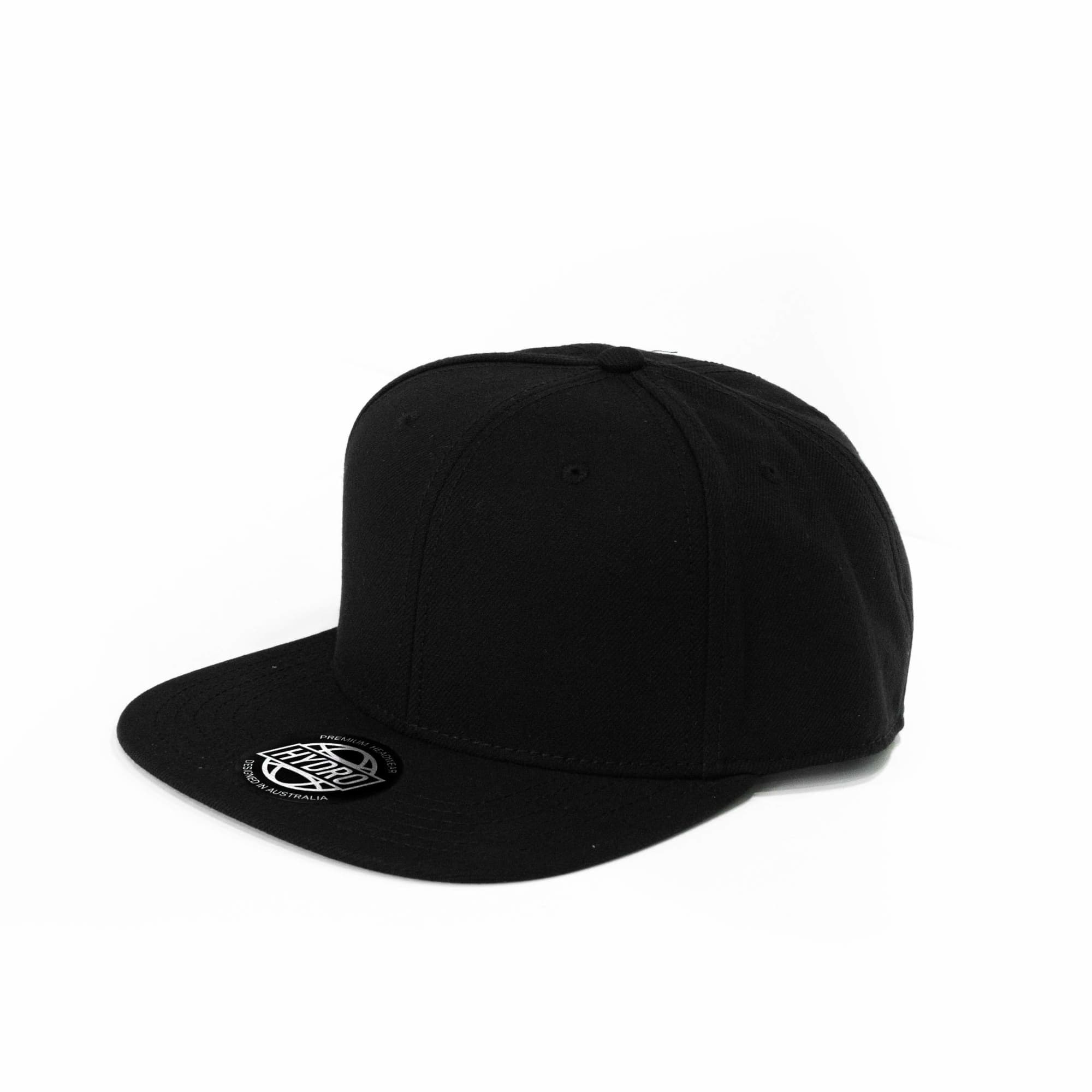 Clay 6 Panel Polyester Cap with Flat Visor