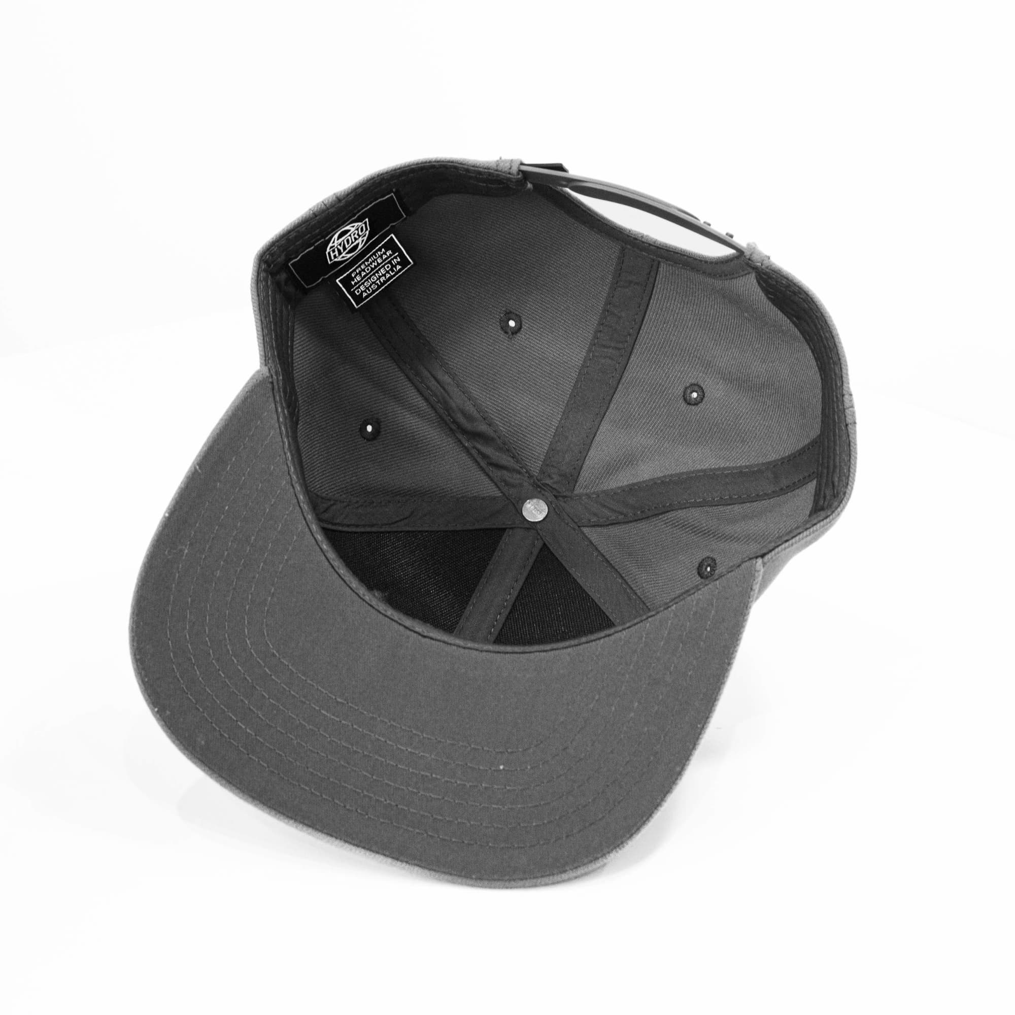 Clay 6 Panel Polyester Cap with Flat Visor