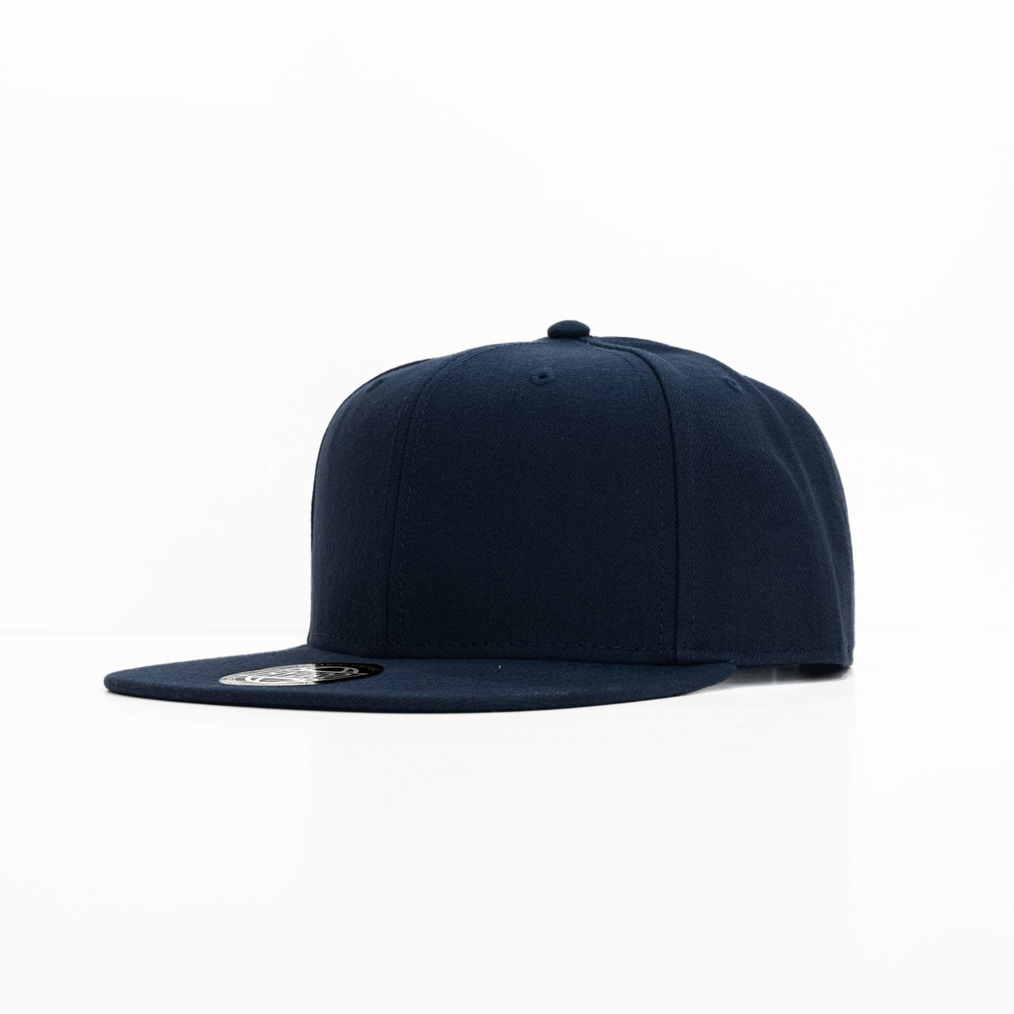 Clay 6 Panel Polyester Cap with Flat Visor