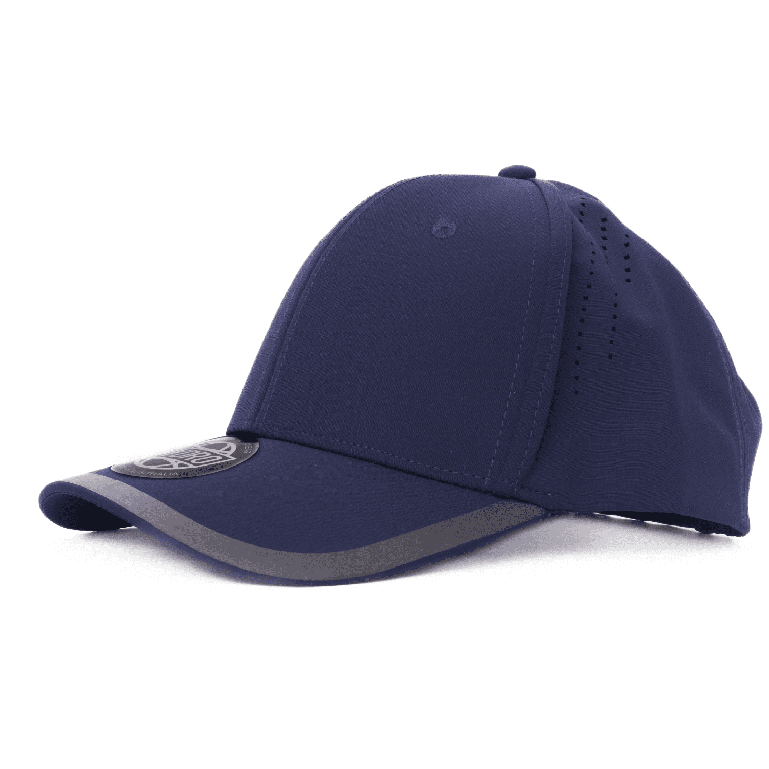 Oxford 6-Panel Cap with PU-Coated Trim