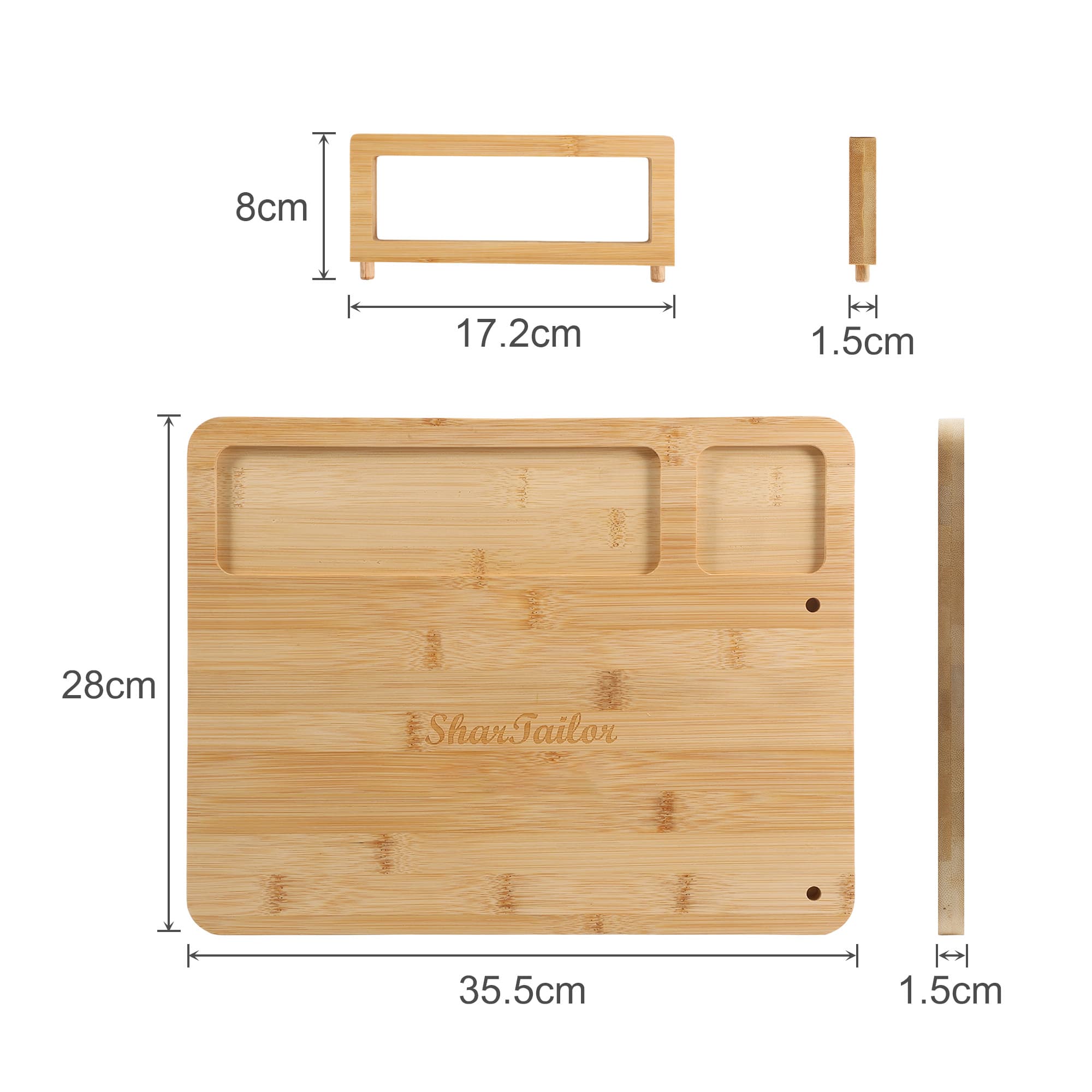 Bamboo Cheese Board Knife Set