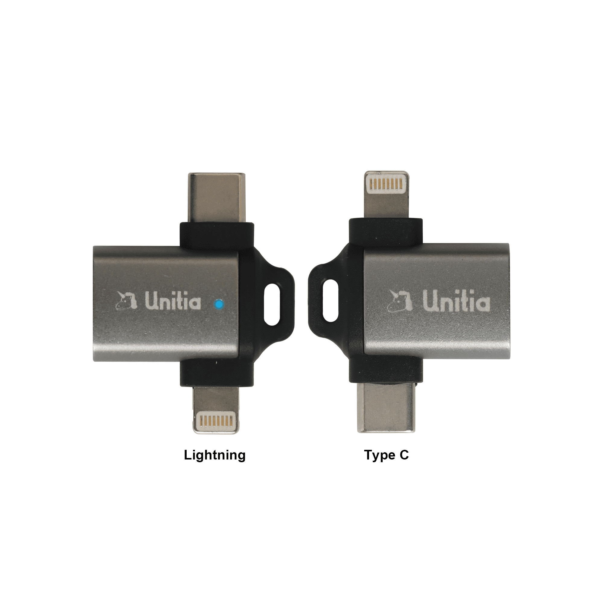 USB 3.0 to USB C Lightning OTG Adapter