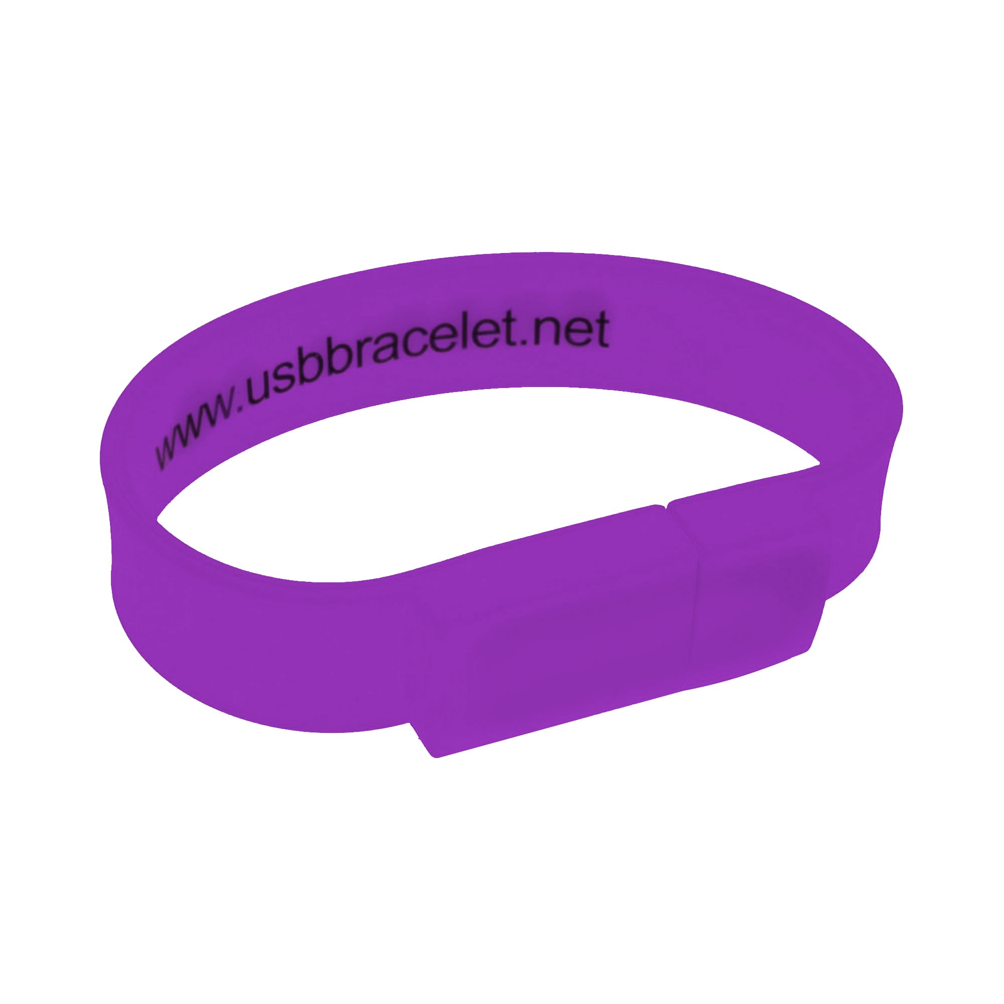 Rectangular Silicone Wristband Flash Drive