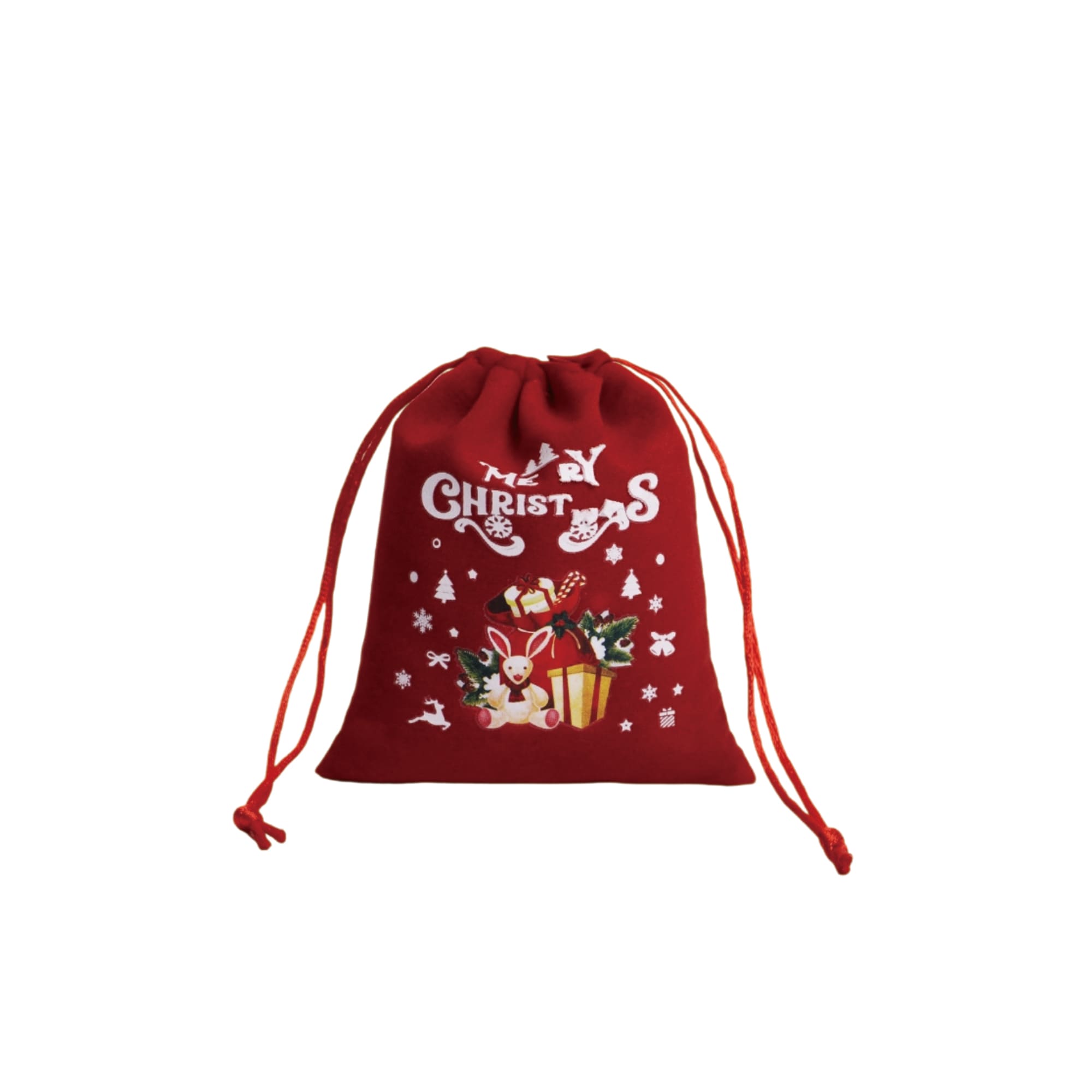 Christmas Drawstring Gift Bags
