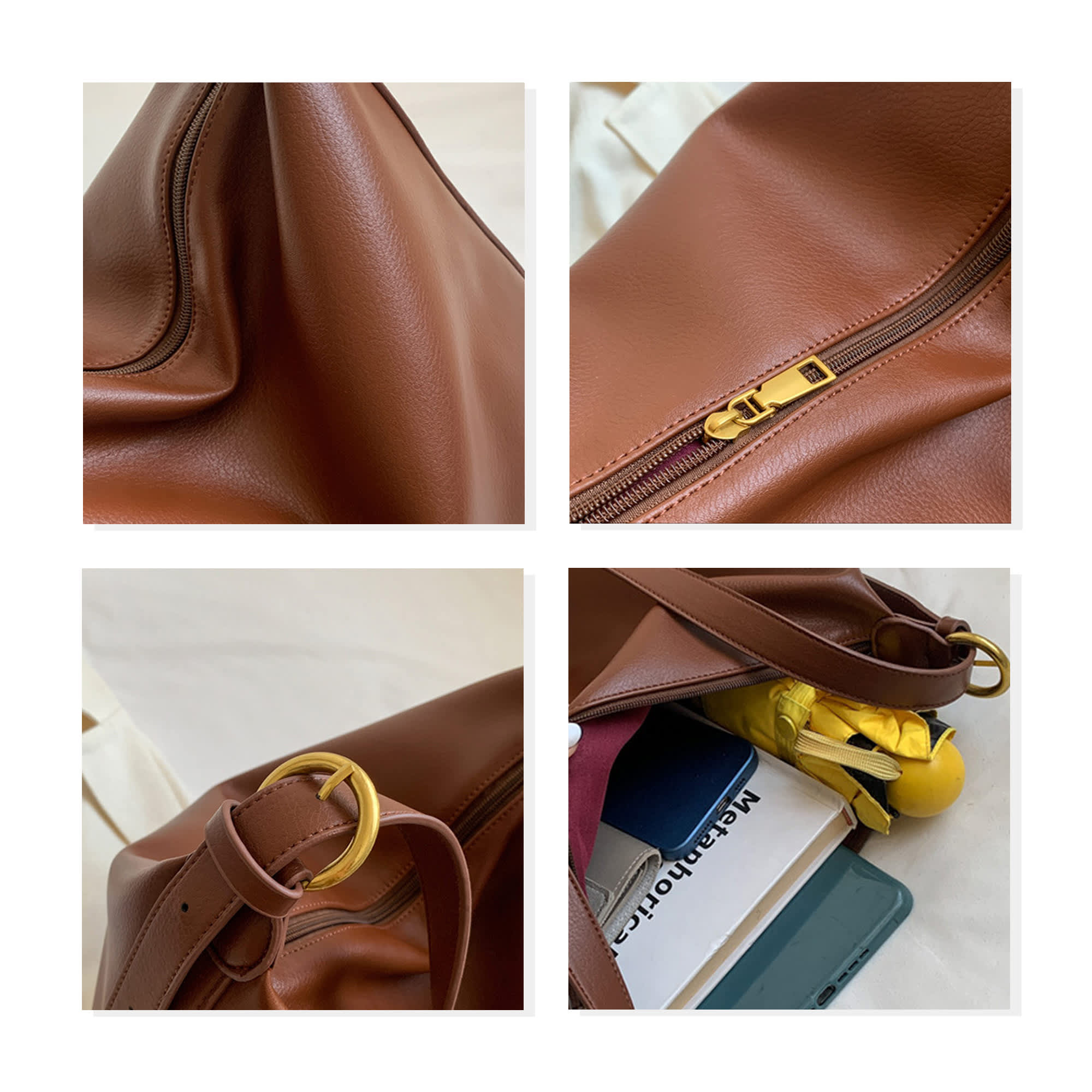 Dumpling Polyurethane Tote Bag